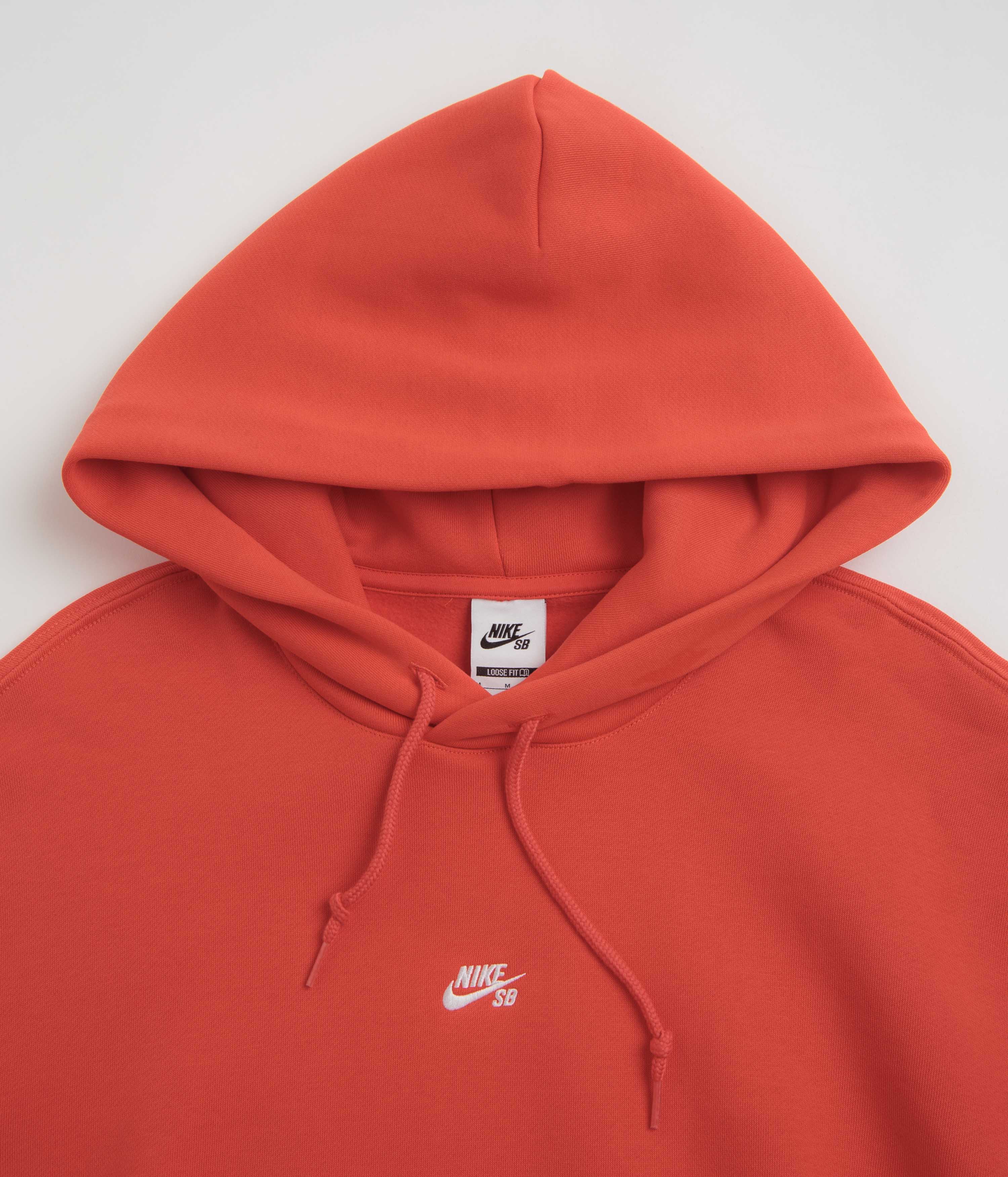 Nike SB Sleeve Graphic Hoodie - Light Crimson / White - Image 2