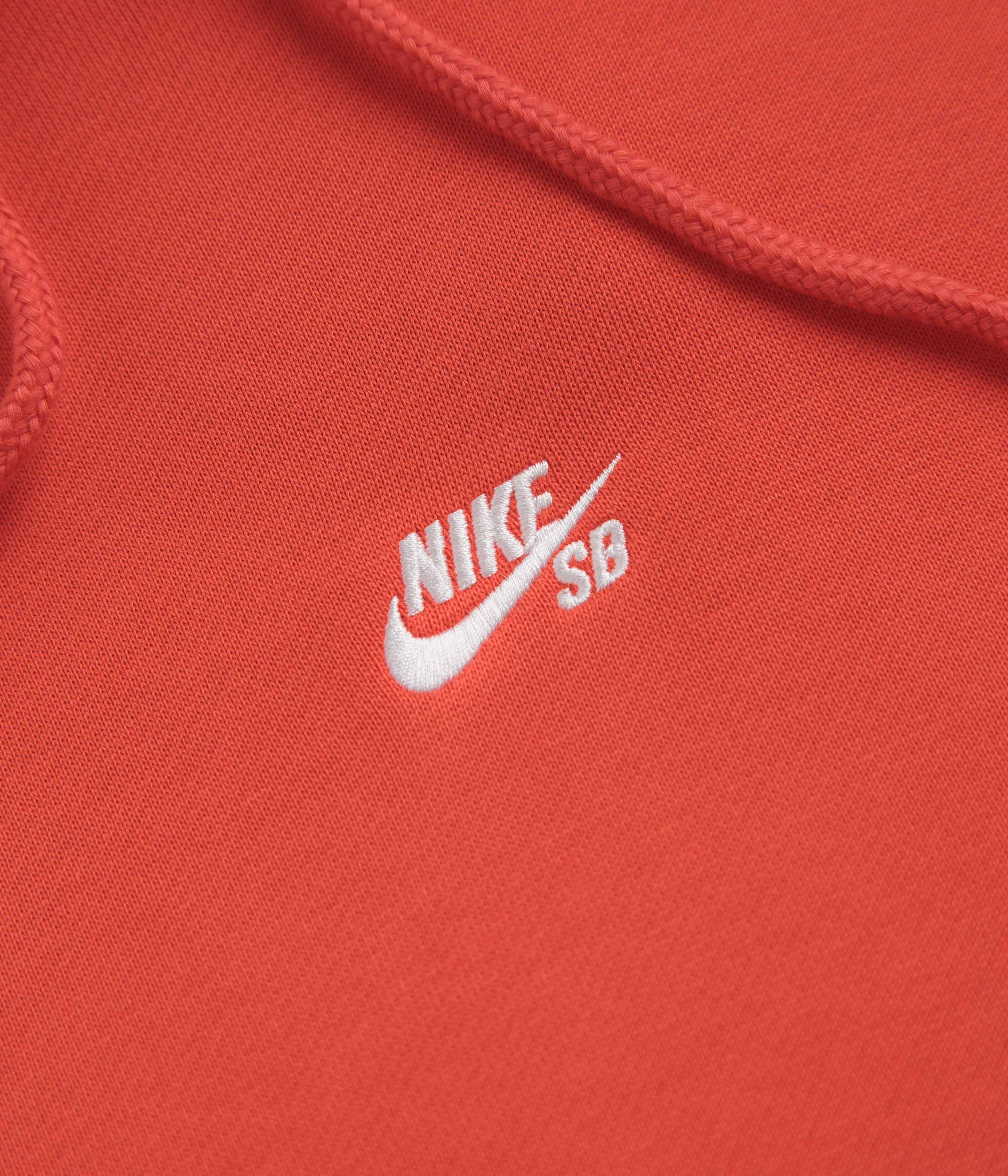 Nike SB Sleeve Graphic Hoodie - Light Crimson / White - Image 3