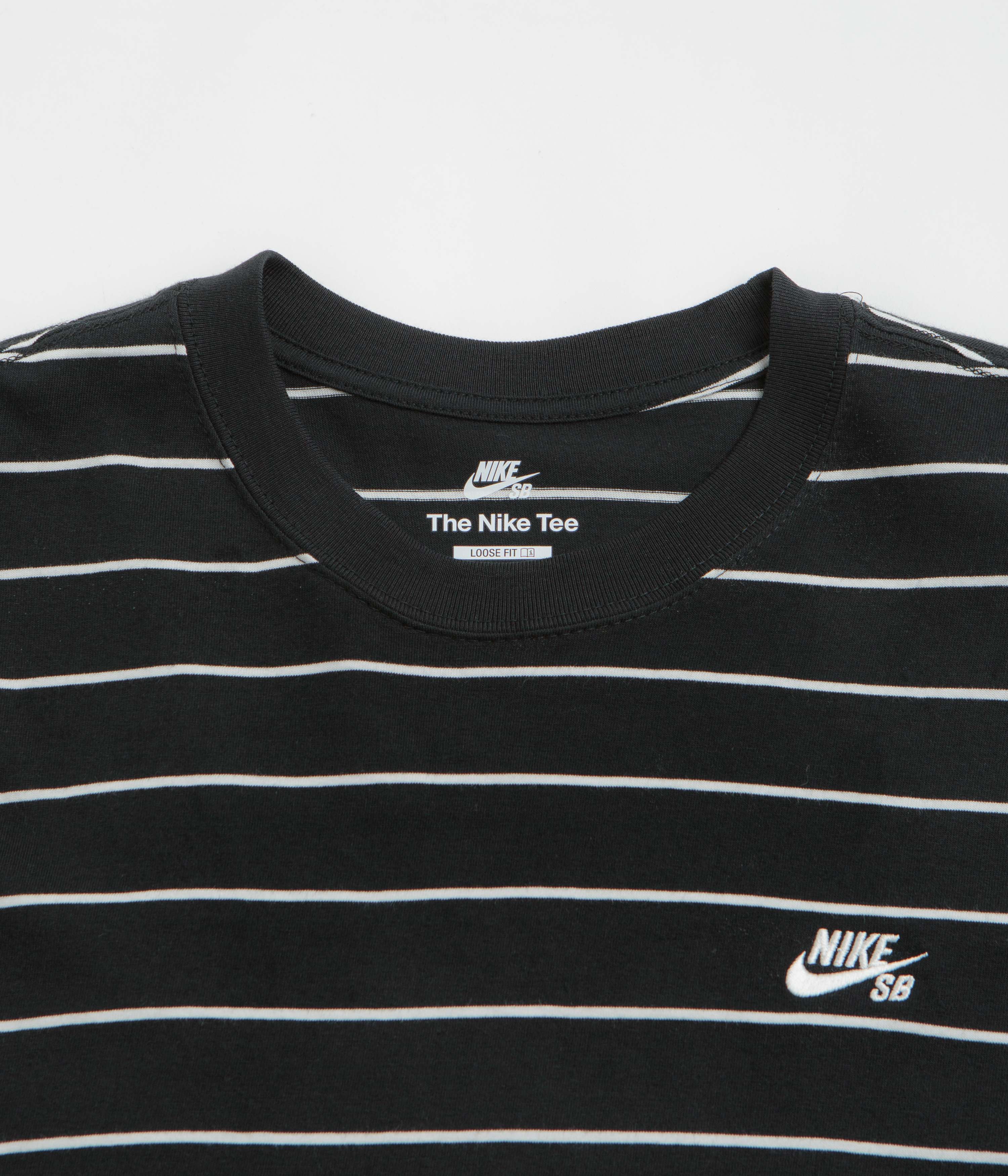 Nike SB Stripe T-Shirt - Black - Image 2