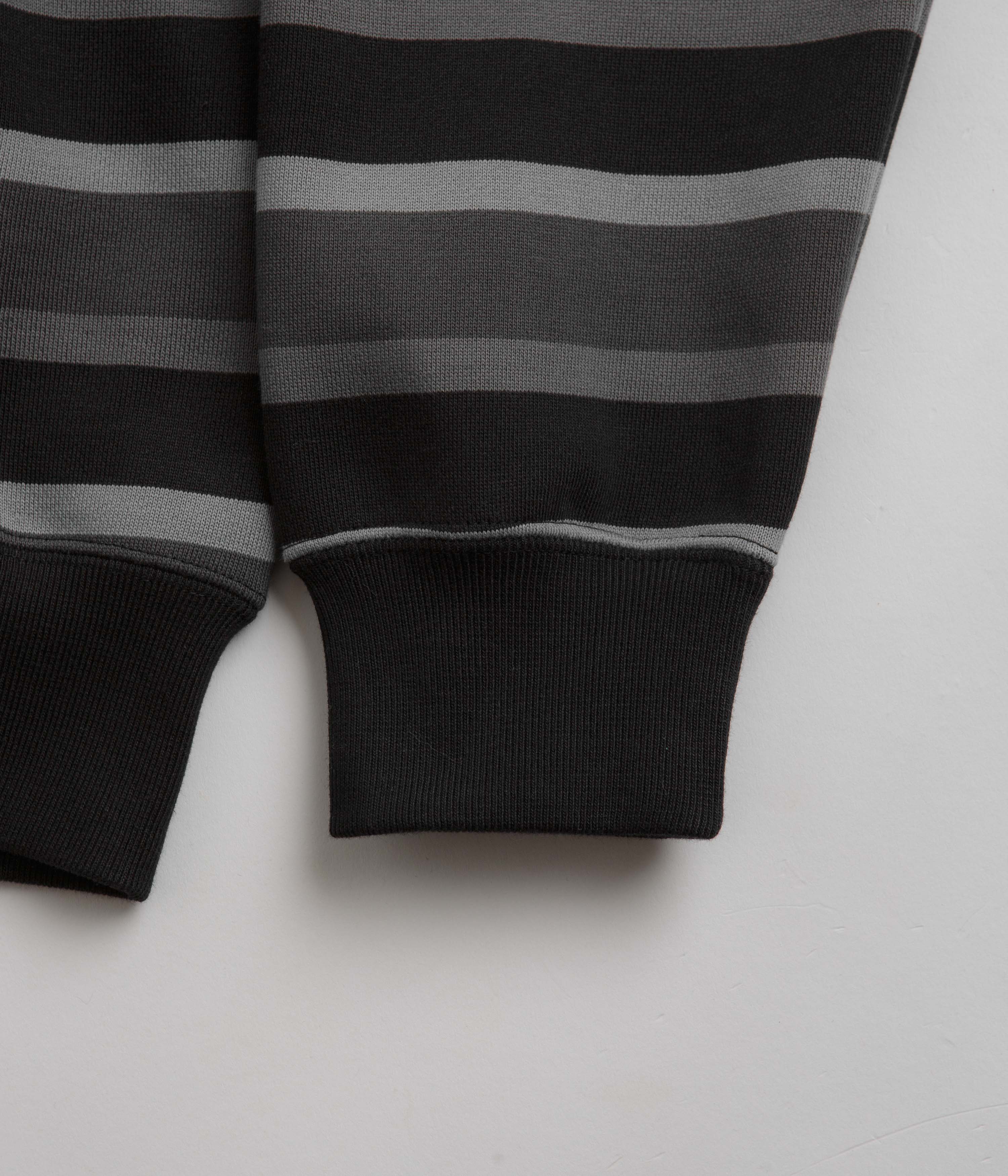 Nike SB Striped Full Zip Hoodie - Cool Grey / Anthracite / White - Image 4