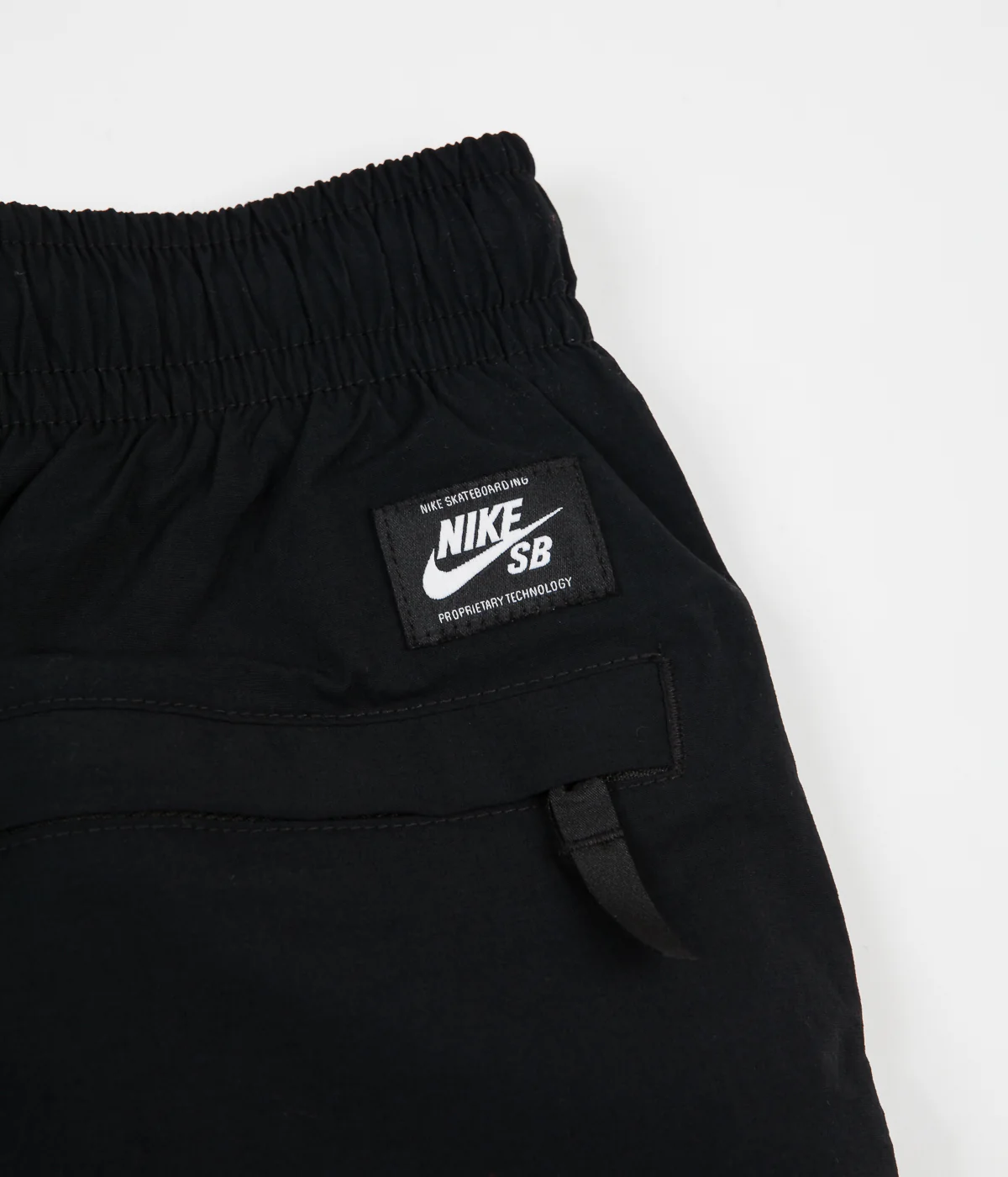 Nike SB Swoosh Track Pants - Black / White / White - Image 4