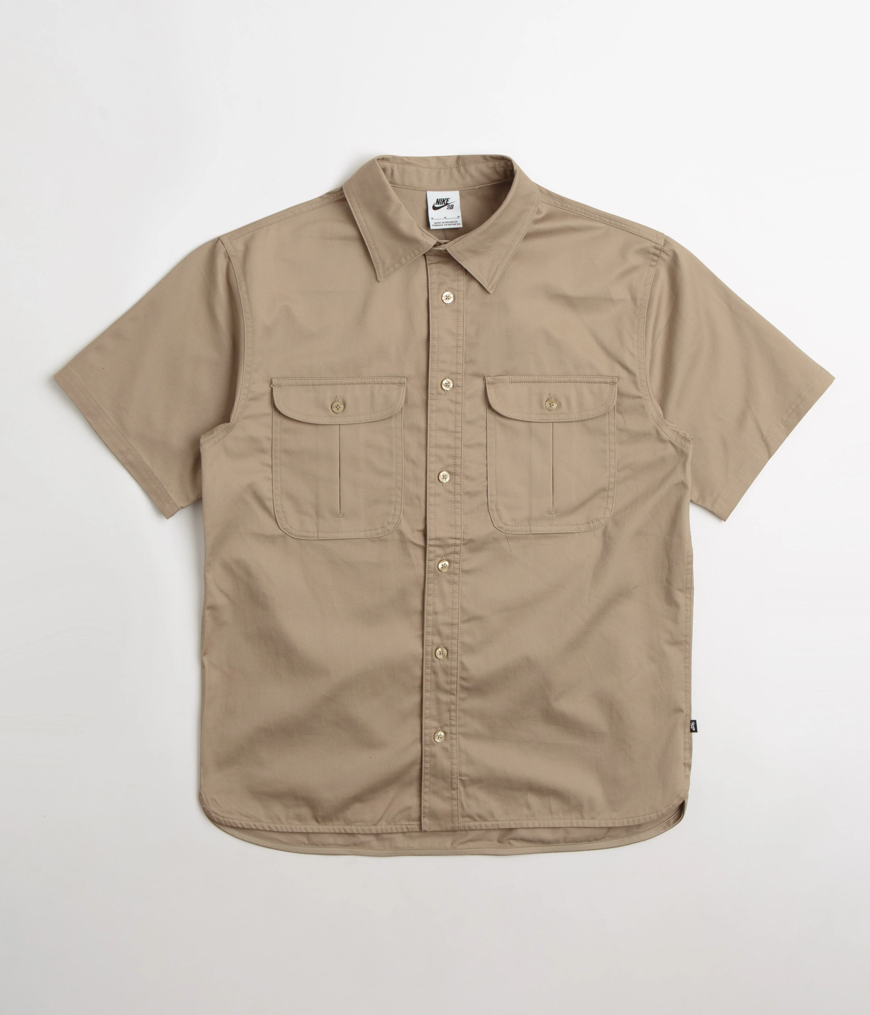 Nike SB Tanglin Short Sleeve Shirt - Khaki