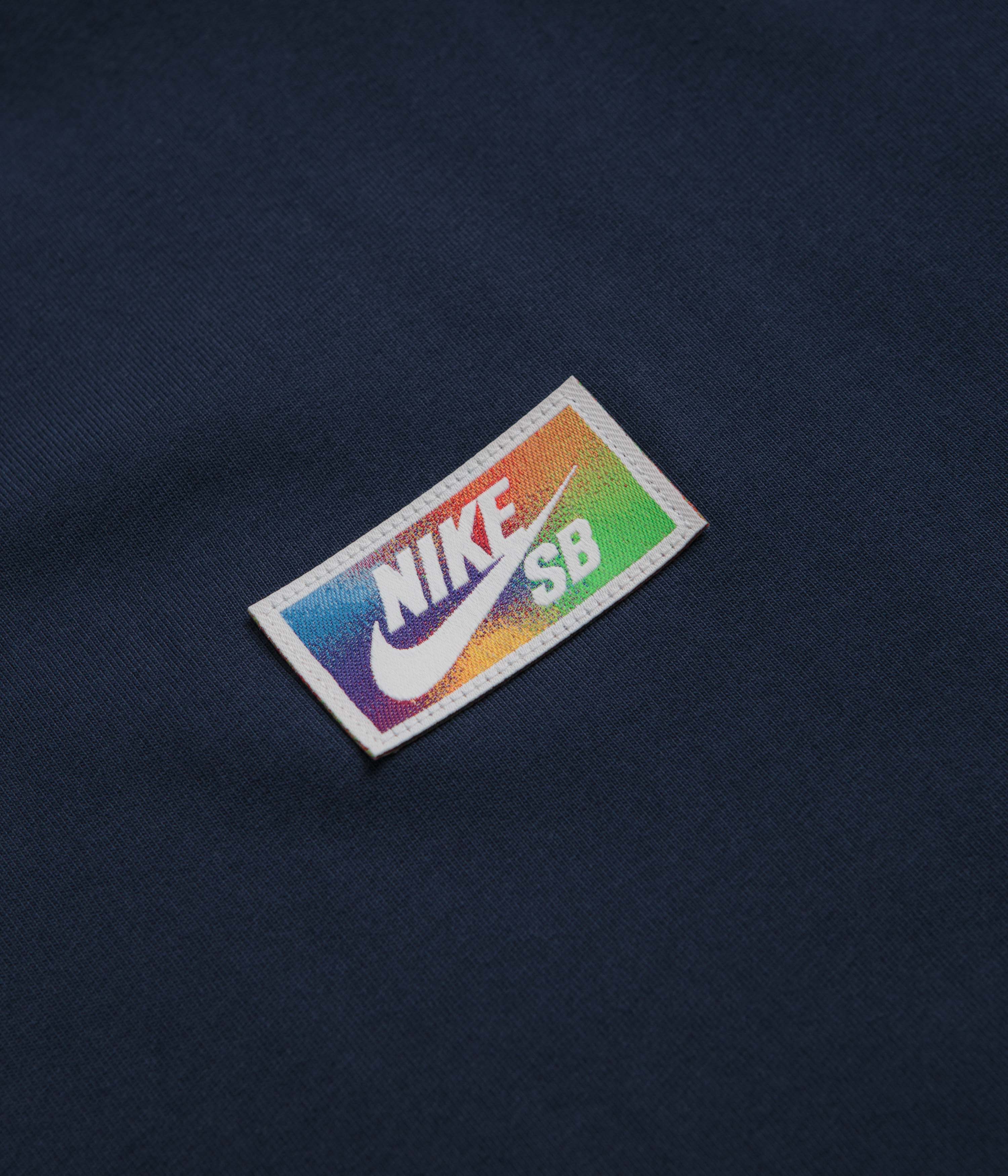 Nike SB Thumbprint T-Shirt - Midnight Navy - Image 3