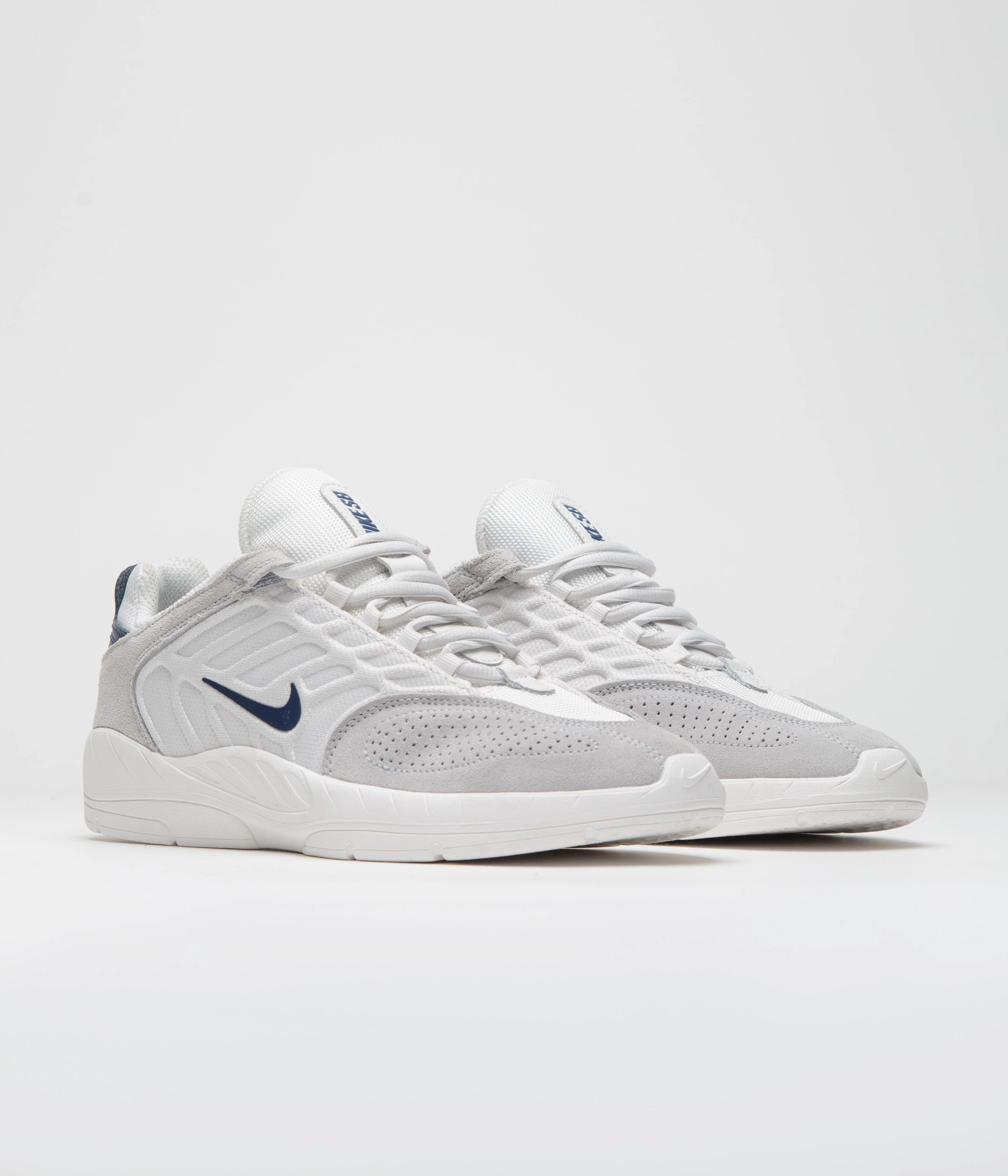 Nike SB Vertebrae Shoes - Platinum Tint / Midnight Navy - Wolf Grey - Image 2
