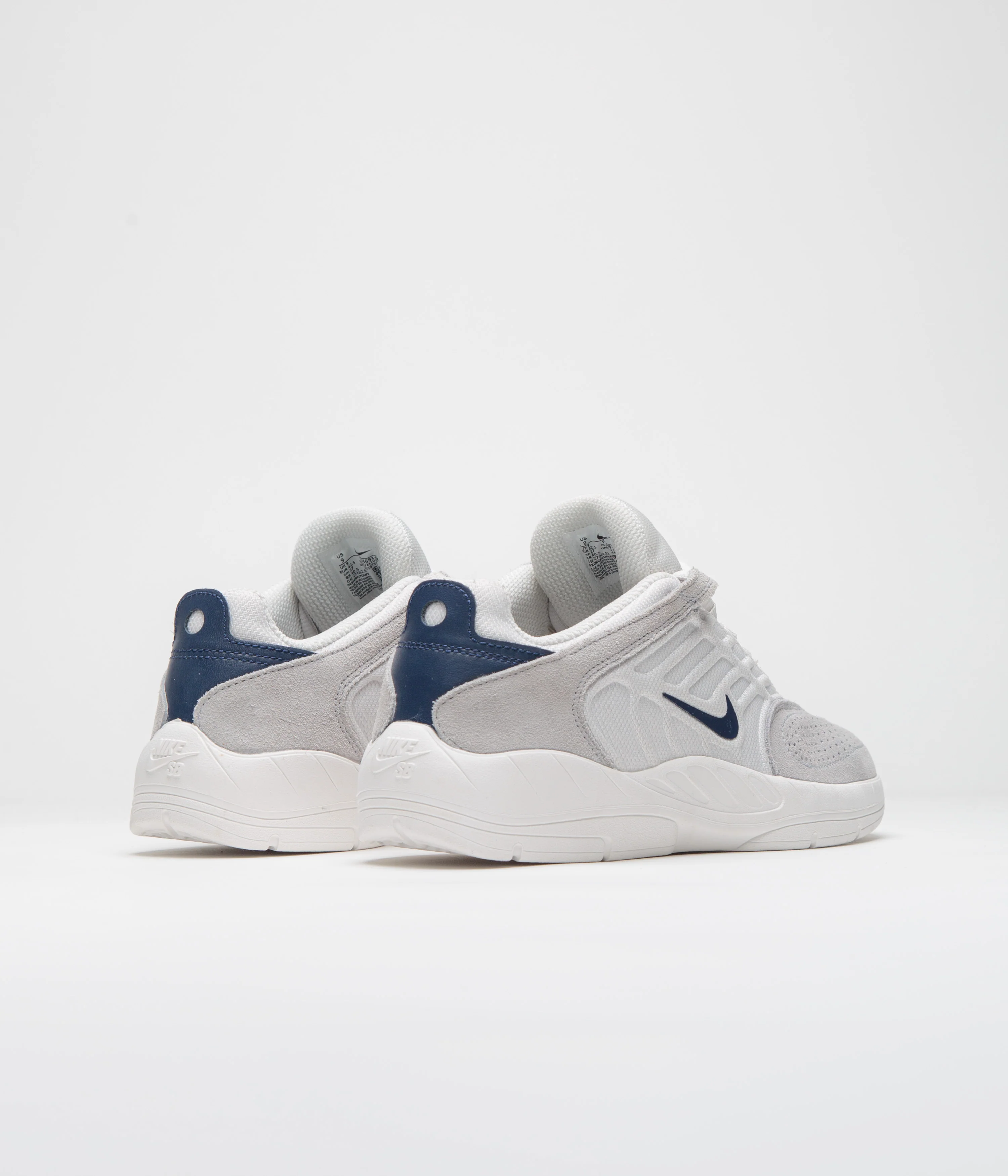 Nike SB Vertebrae Shoes - Platinum Tint / Midnight Navy - Wolf Grey - Image 4
