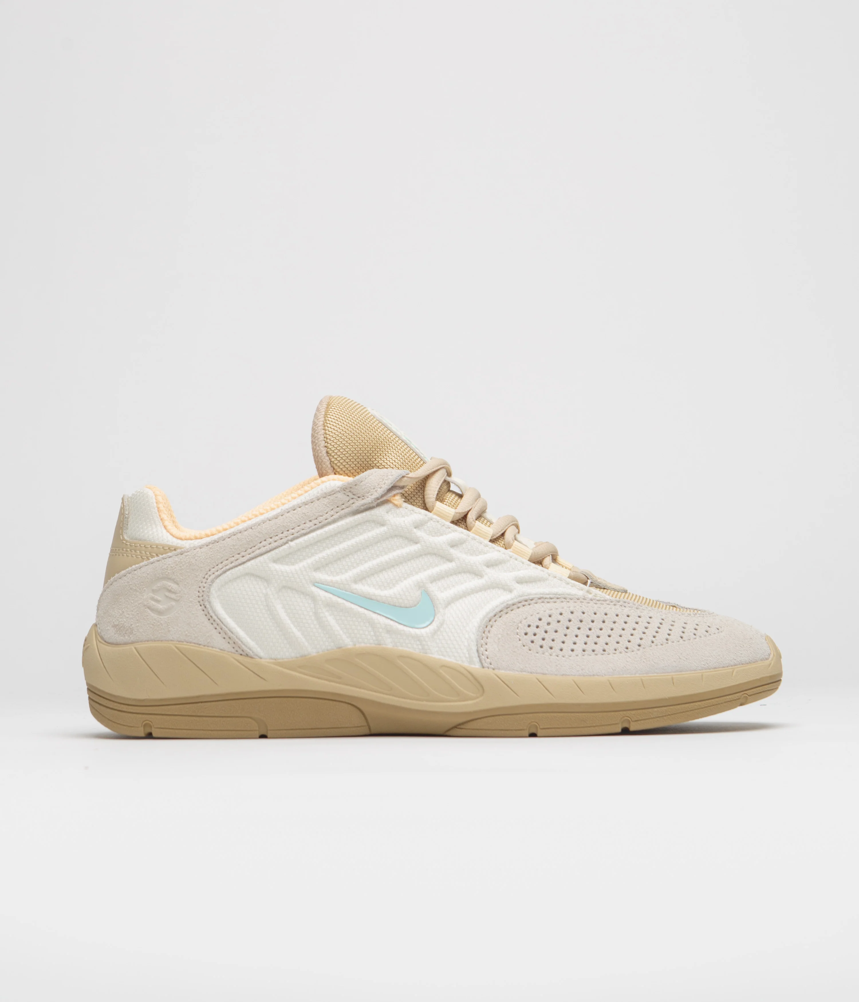 Nike SB Vertebrae TE Shoes - Coconut Milk / Jade Ice - Sesame - Gold