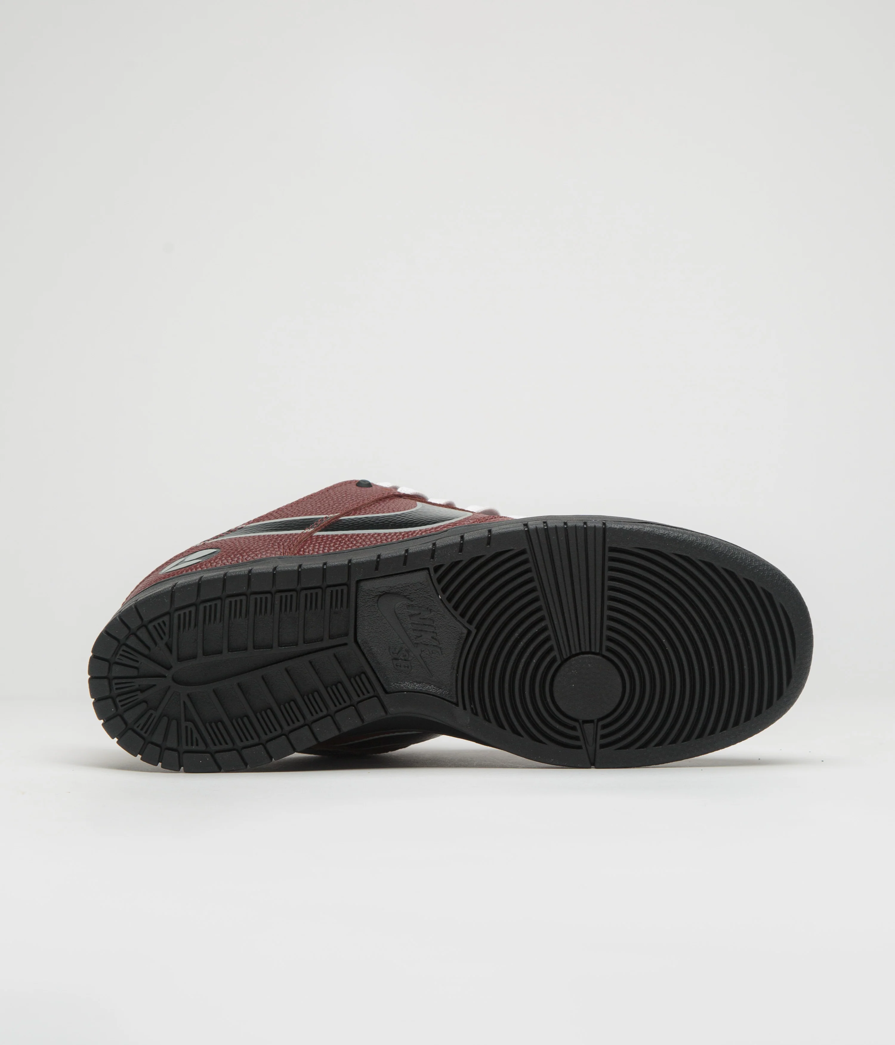 Nike SB x Limosine Skateboards Dunk Low Pro Shoes - Dark Pony / Black - Silver - White - Image 6