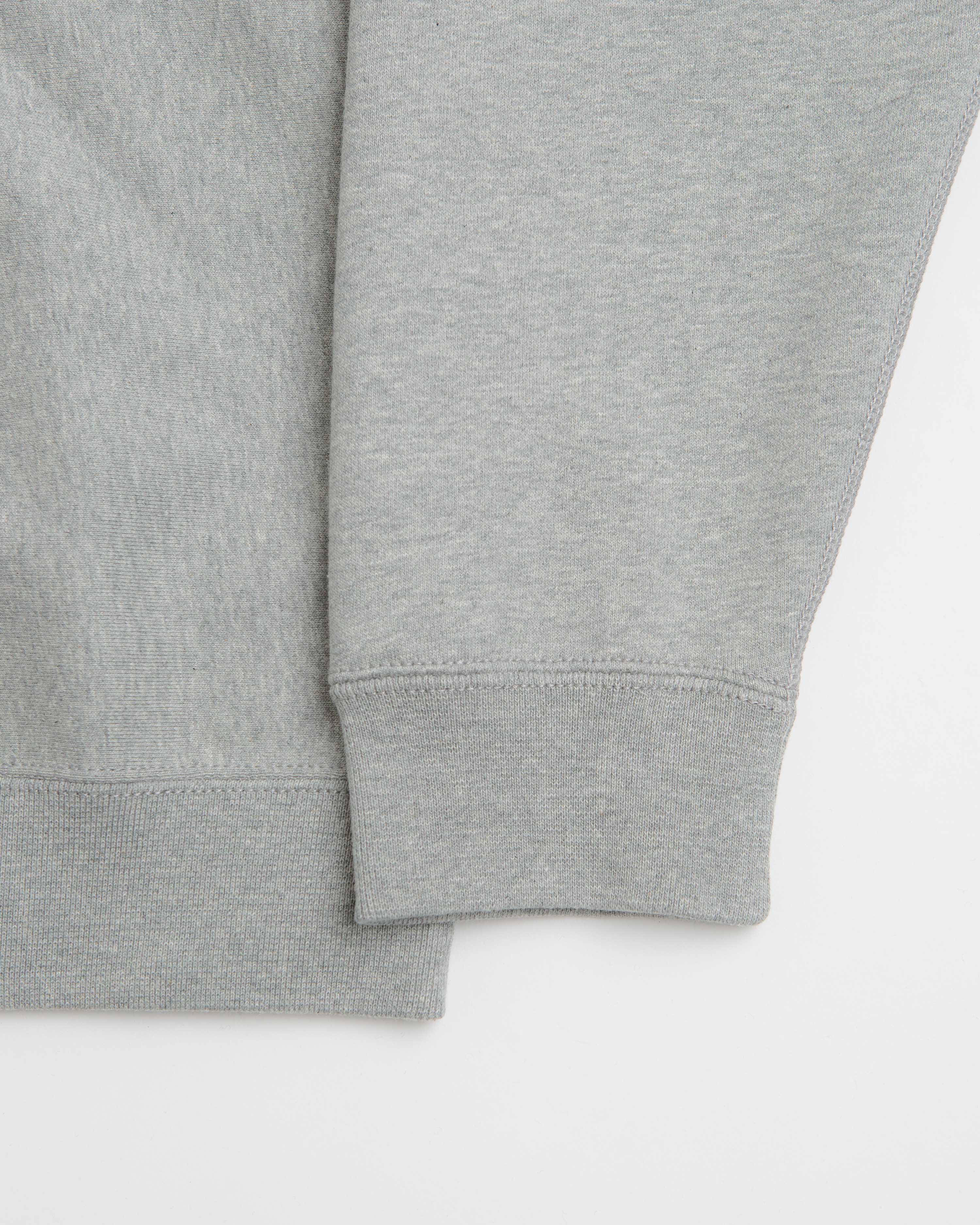 Nike Solo Swoosh Crewneck Sweatshirt - Dark Grey Heather / White / White - Image 4