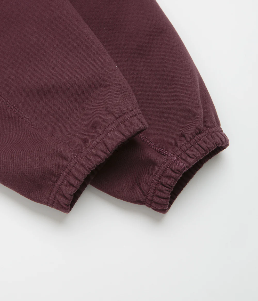 Nike Solo Swoosh Cuffed Sweatpants - Burgundy Crush / Burgundy Crush / White - Image 8