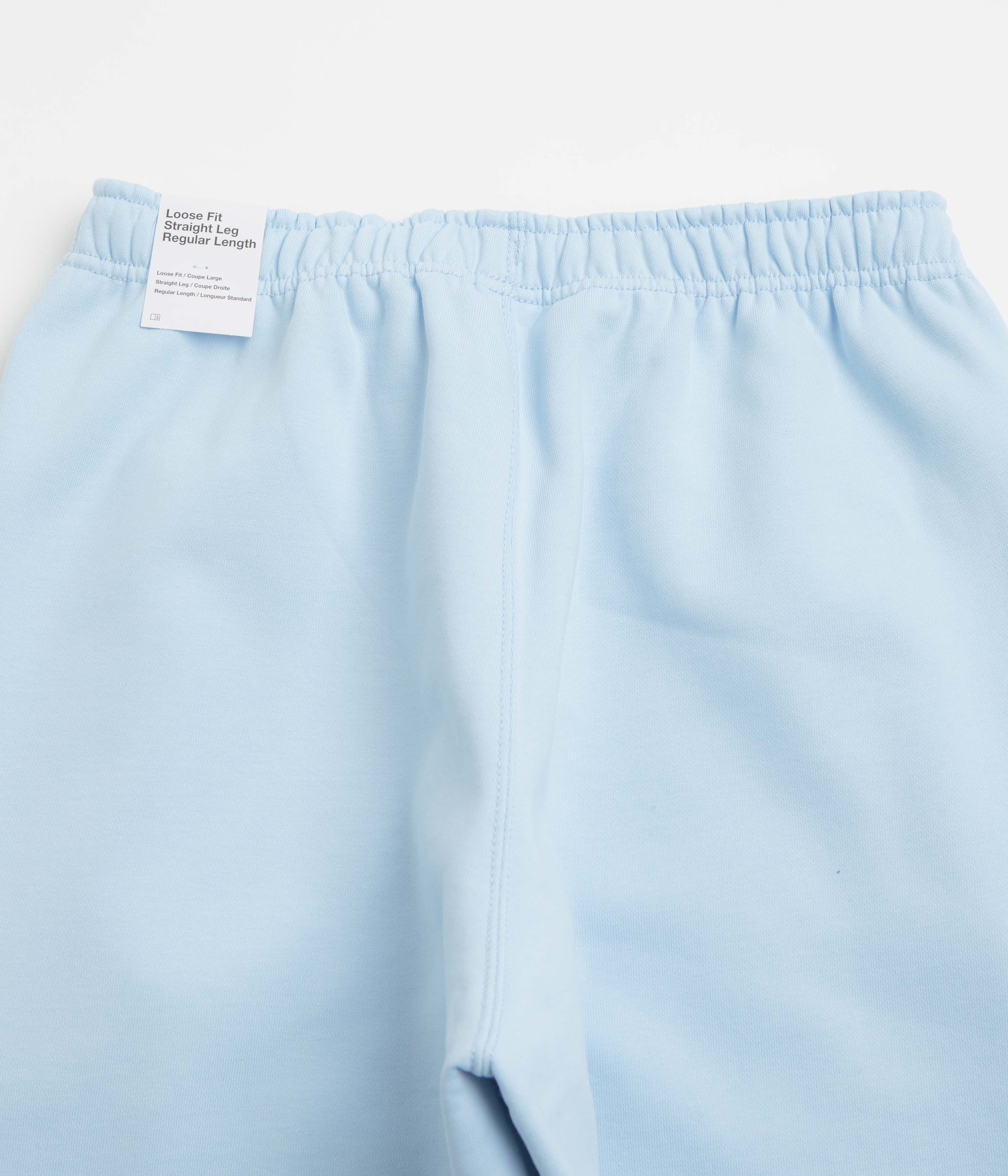 Nike Solo Swoosh Cuffed Sweatpants - Celestine Blue / Celestine Blue / White - Image 6