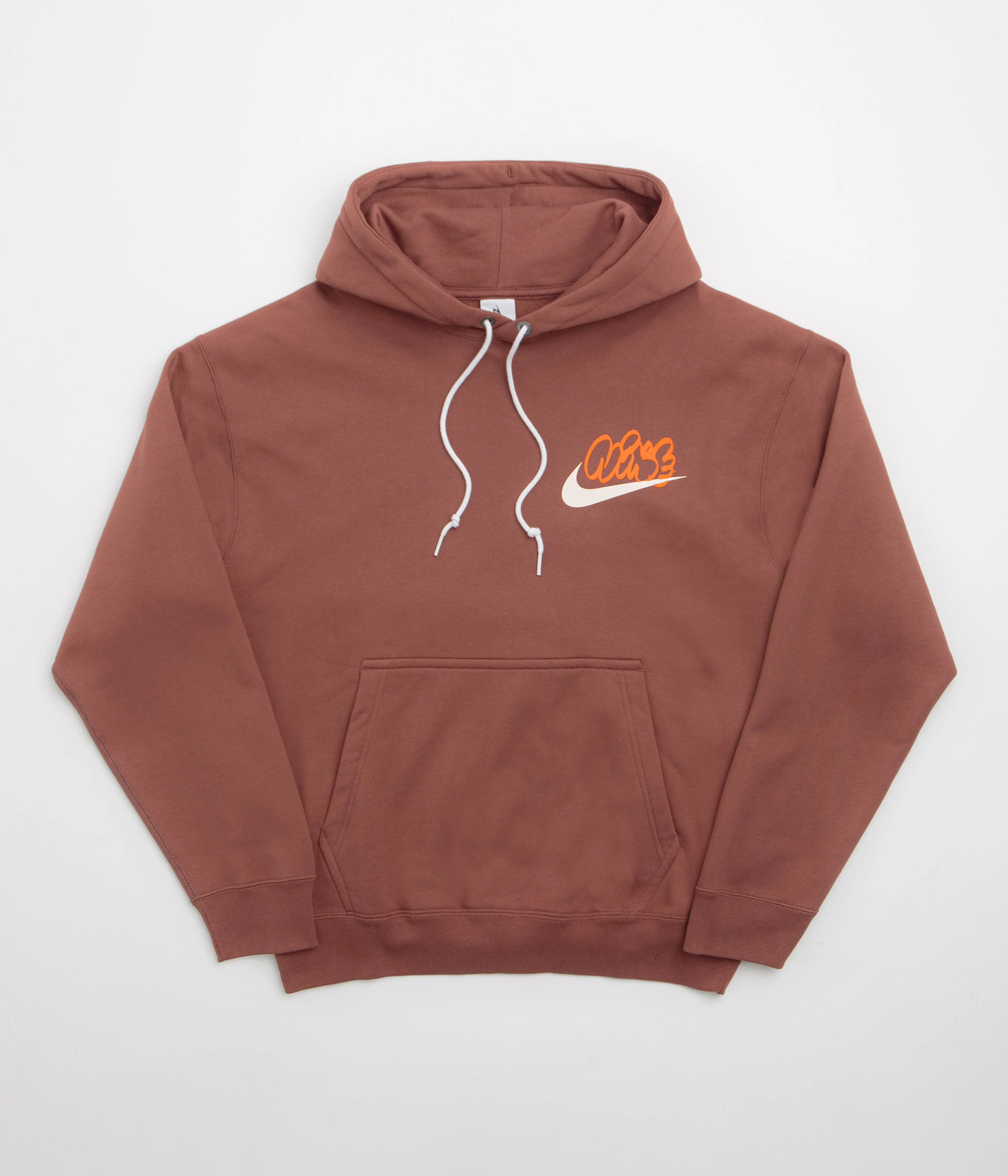 Nike Solo Swoosh GPX Hoodie - Red Sepia - Image 2