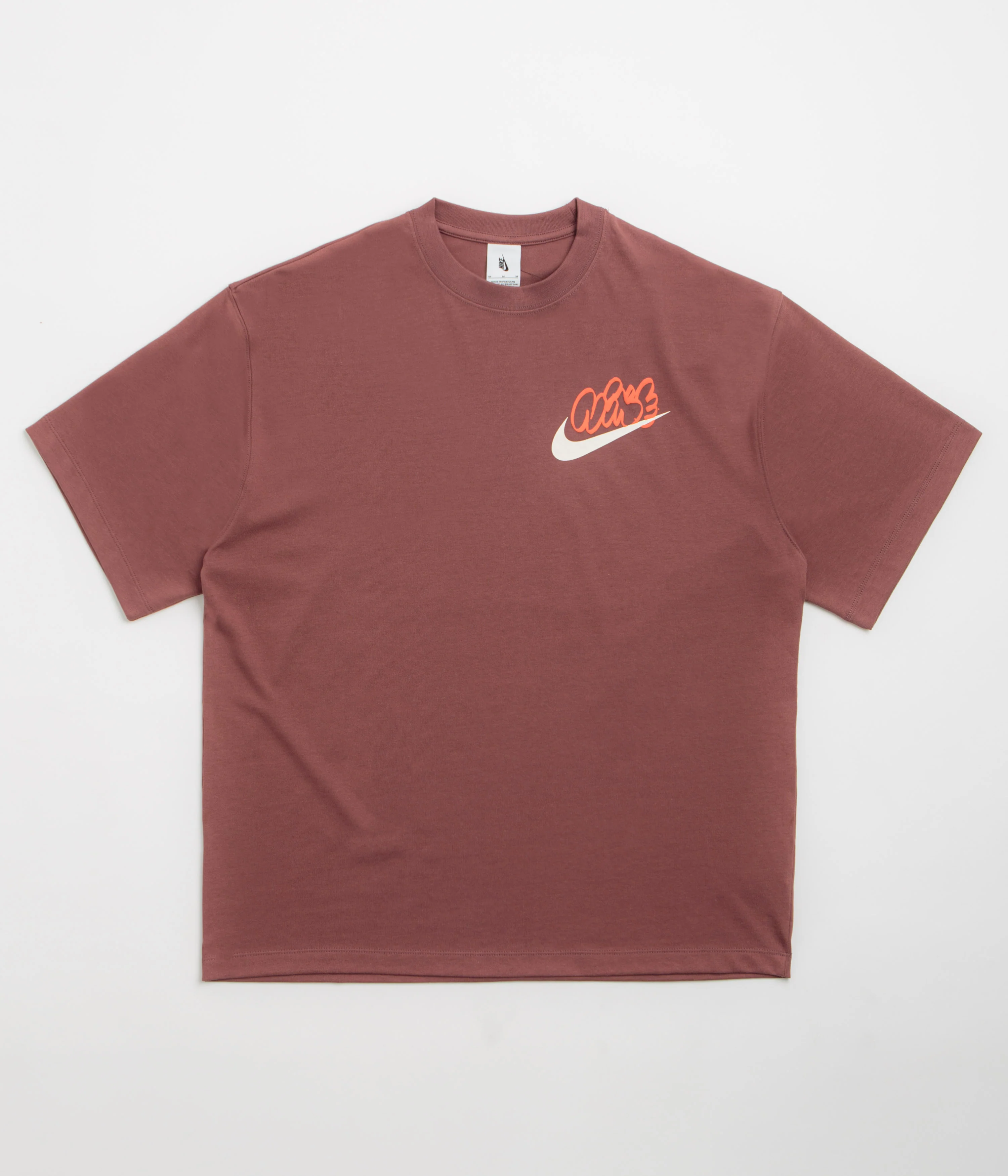 Nike Solo Swoosh GPX T-Shirt - Red Sepia - Image 2