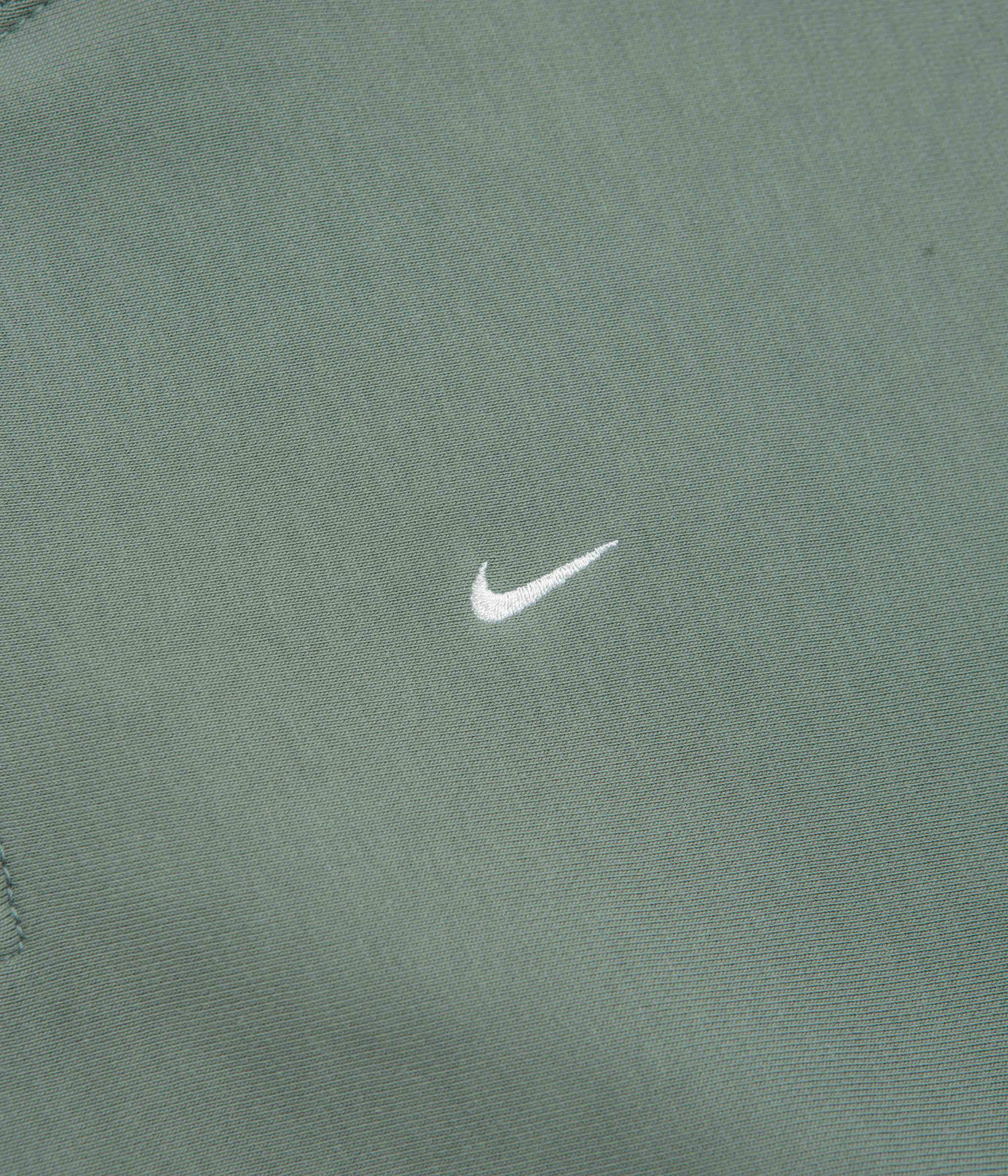 Nike Solo Swoosh Quarter Zip Sweatshirt - Clay Green / White - Image 2
