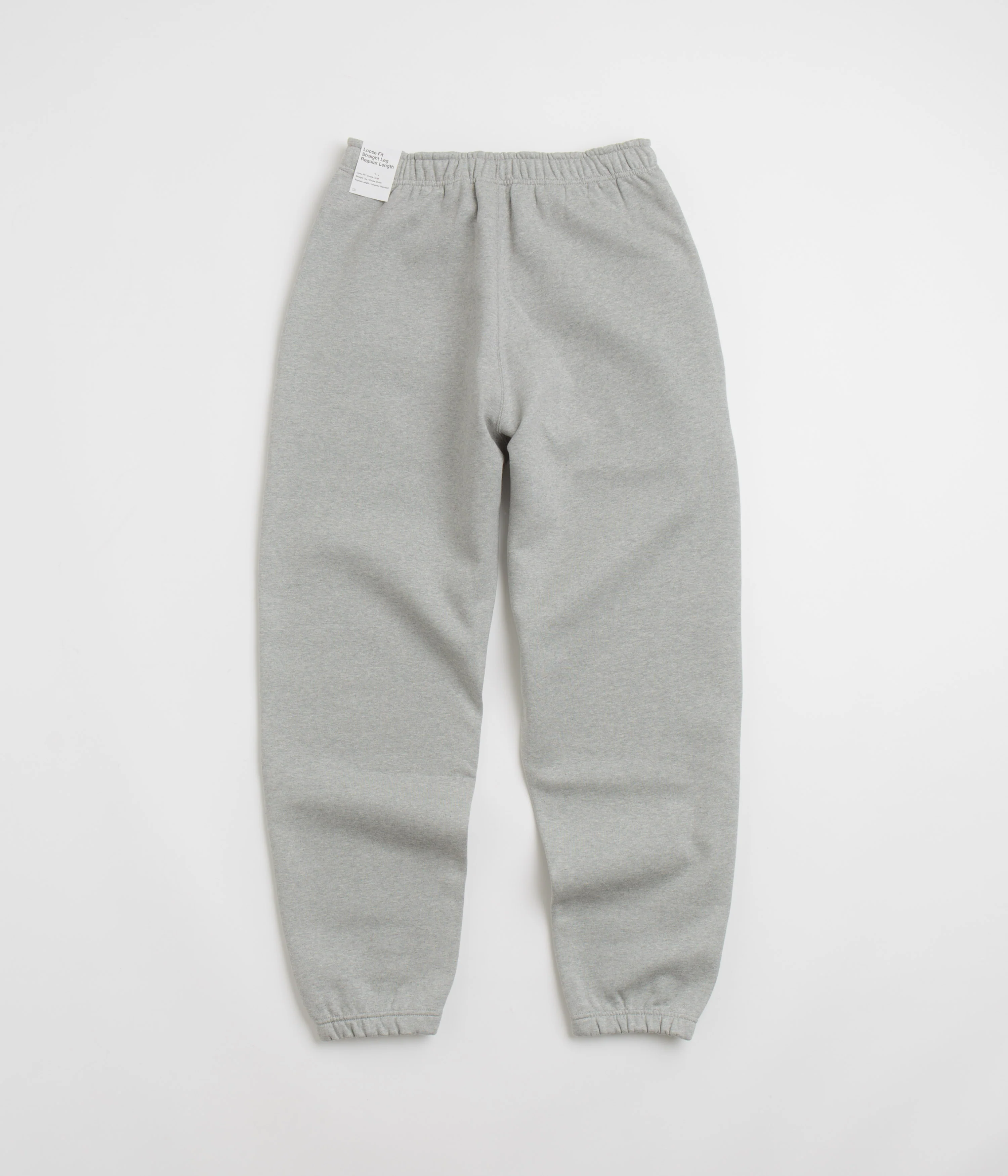 Nike Solo Swoosh Sweatpants - Dark Grey Heather / White - Image 3