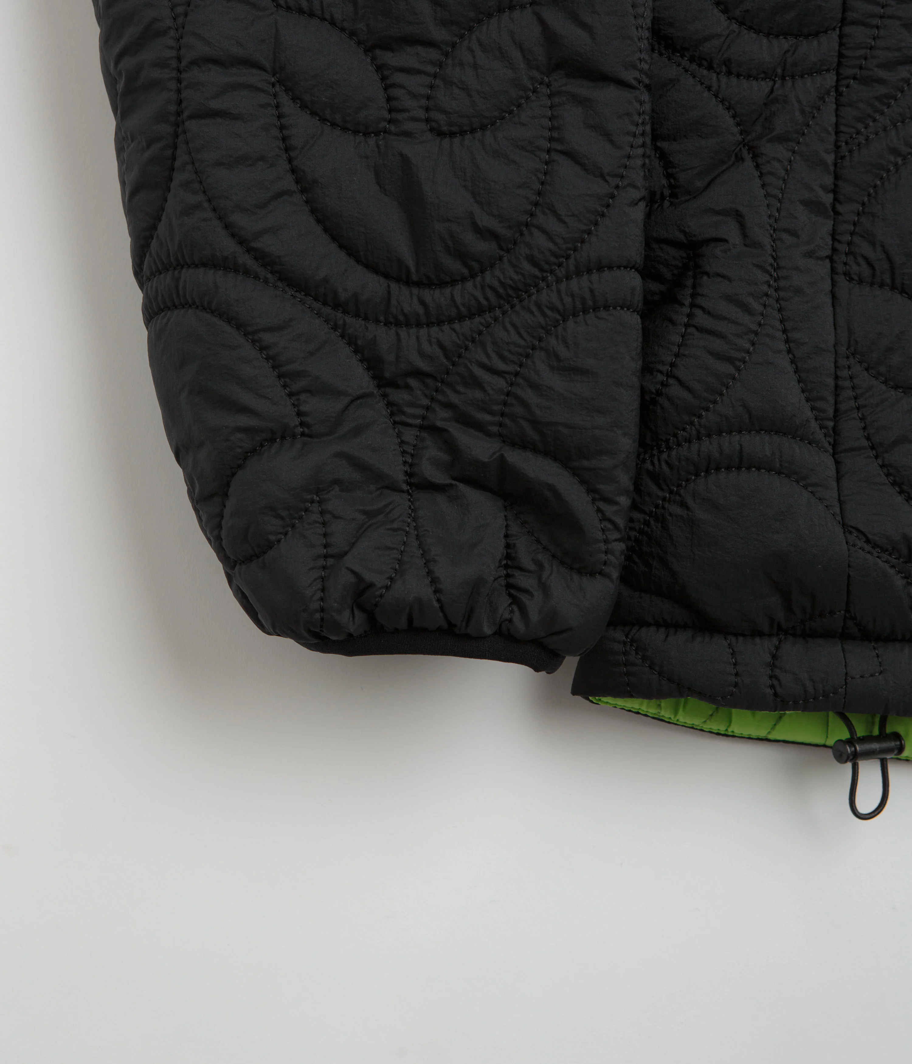 No Problemo Alien-O Quilted Liner Jacket - Black - Image 4