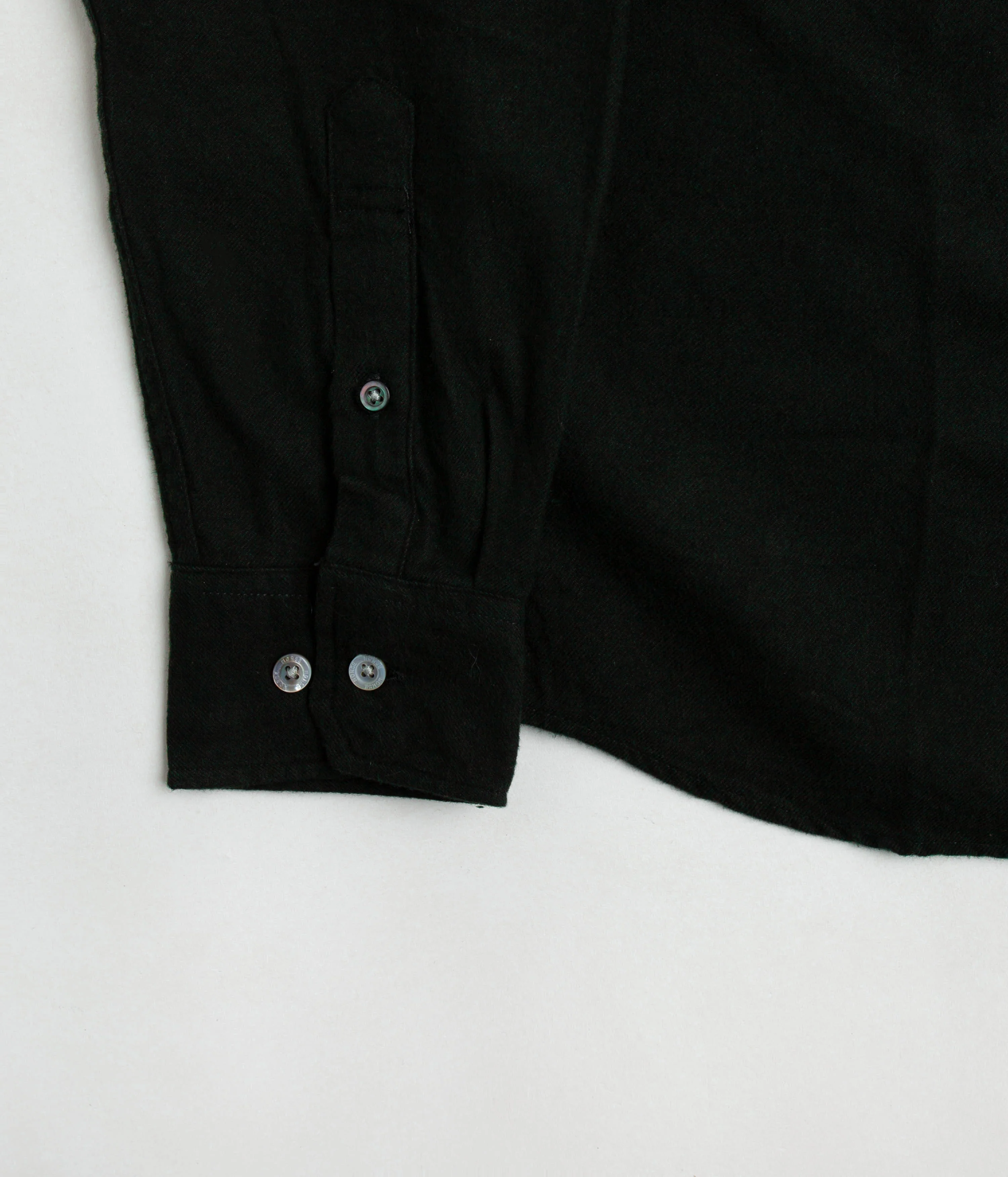 Norse Projects Anton Organic Flannel Shirt - Dark Green - Image 2