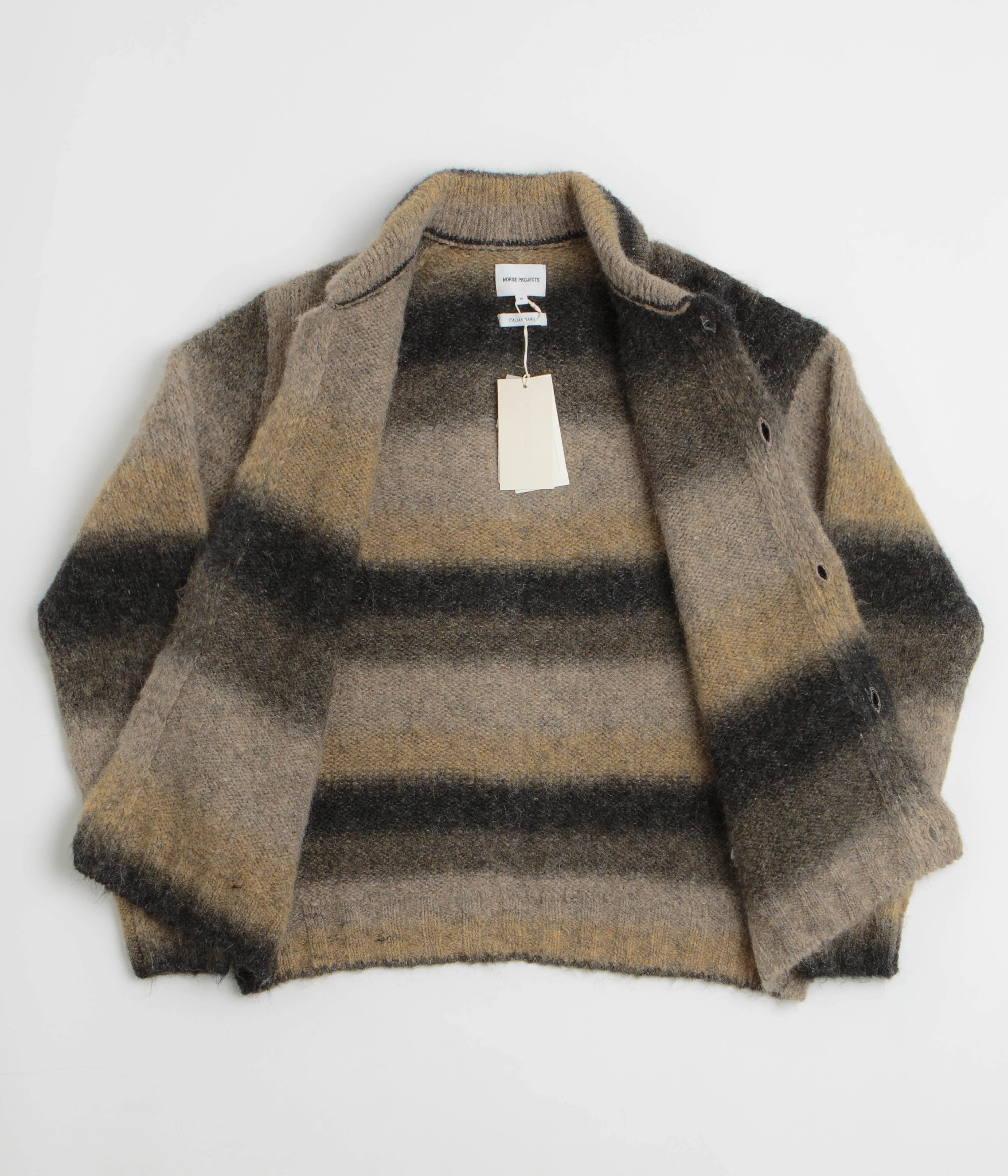Norse Projects Erik Alpaca Wool Jacket - Utility Khaki - Image 2
