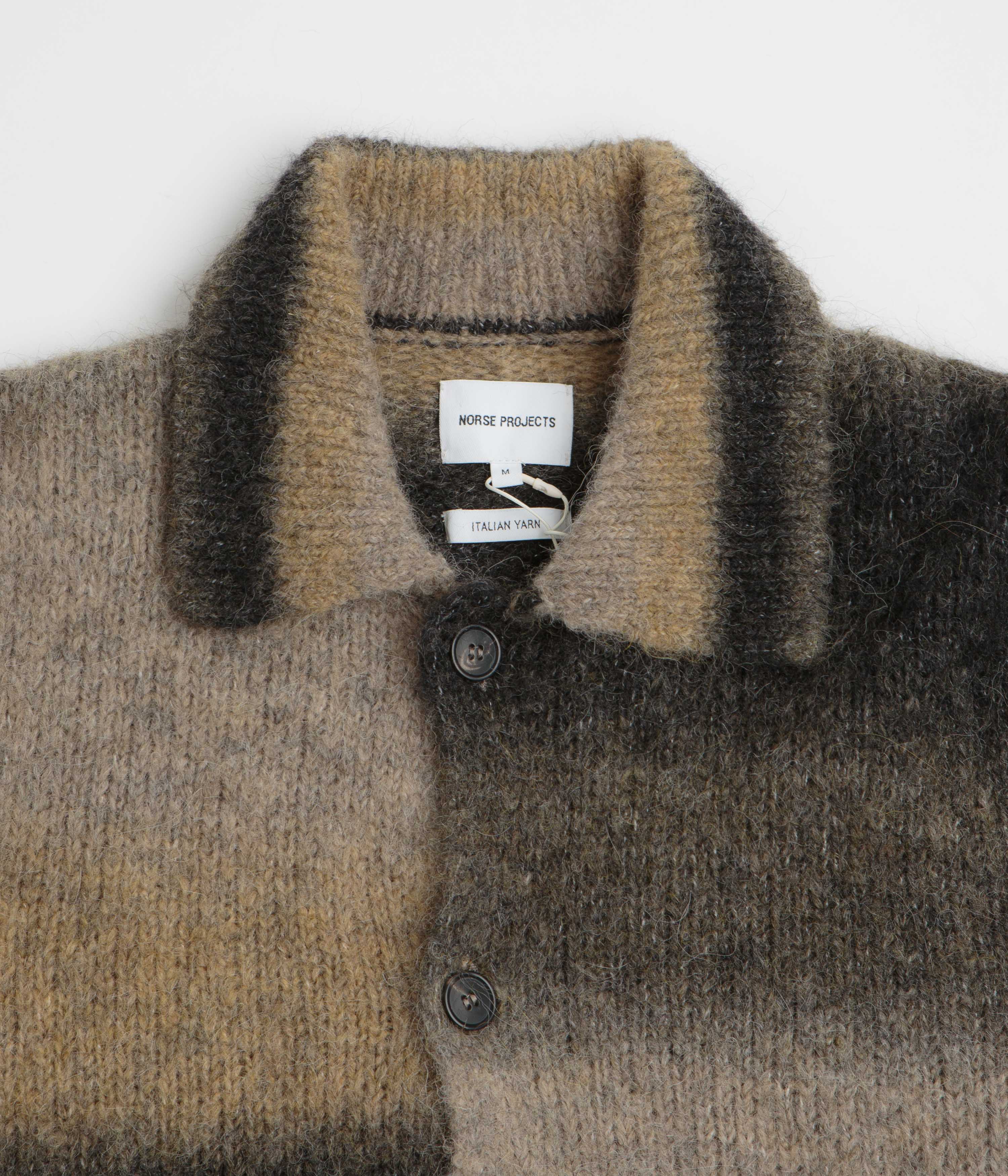 Norse Projects Erik Alpaca Wool Jacket - Utility Khaki - Image 4