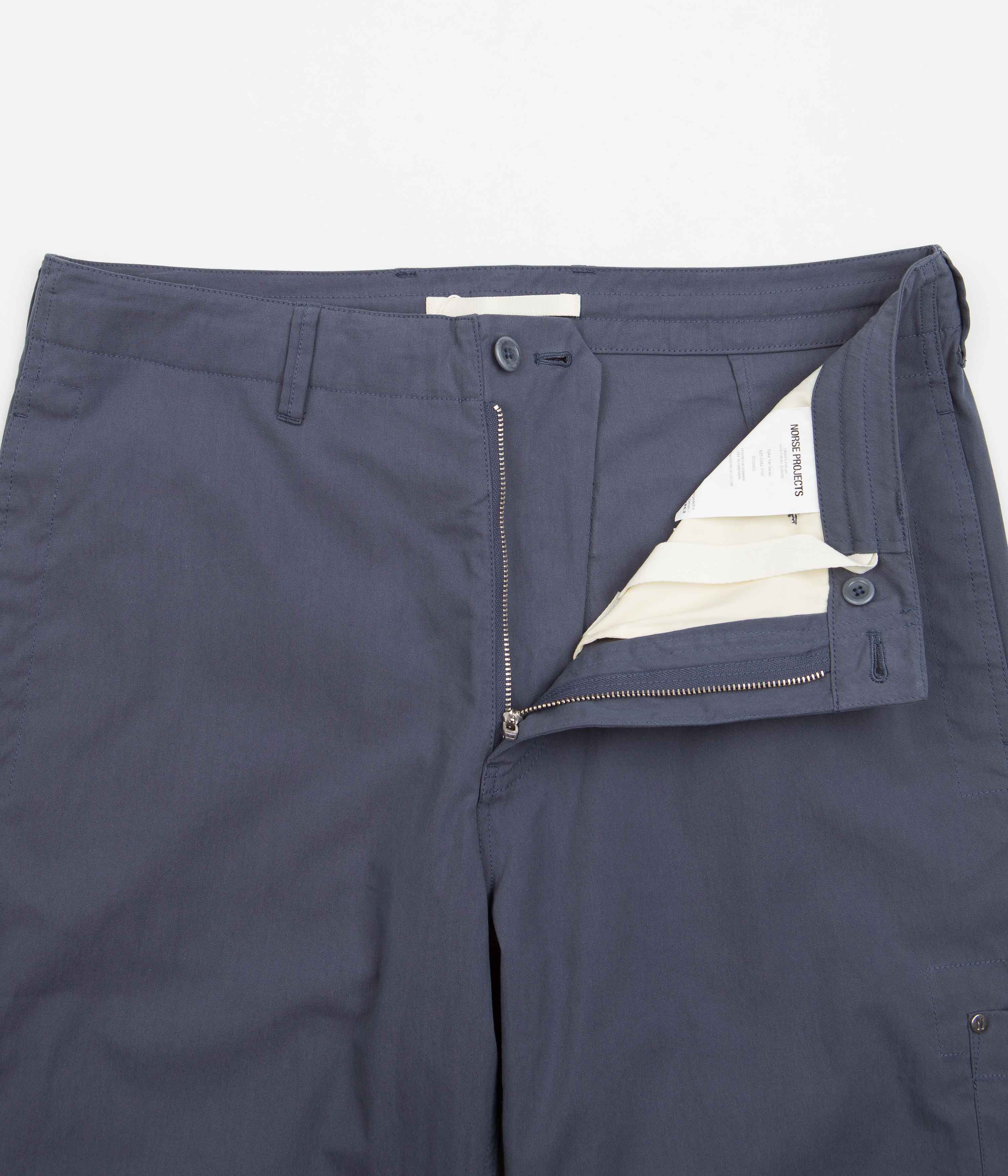 Norse Projects Falke Tab Series Pants - Calcite Blue - Image 5