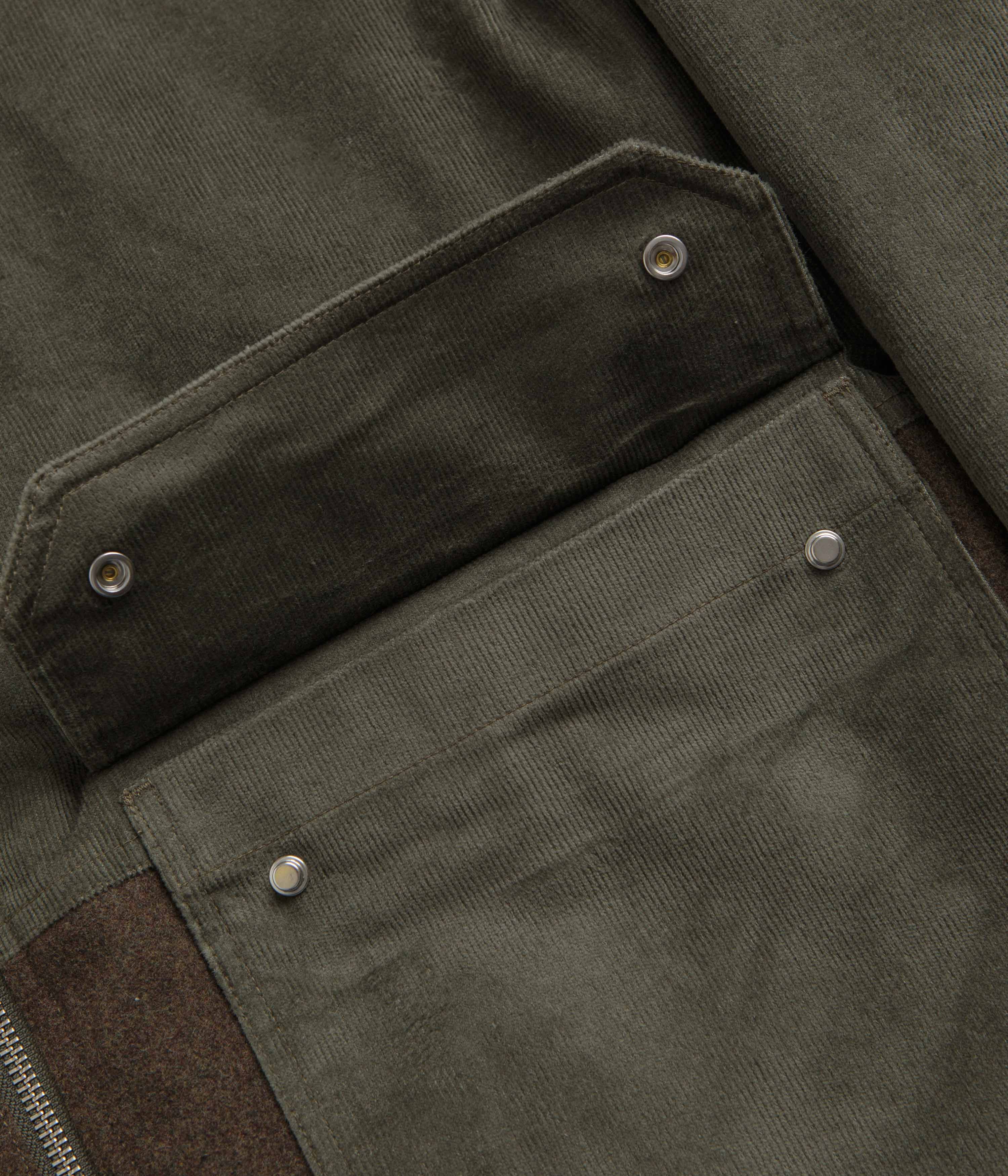 Norse Projects Hakon Solotex Corduroy Jacket - Ivy Green - Image 5