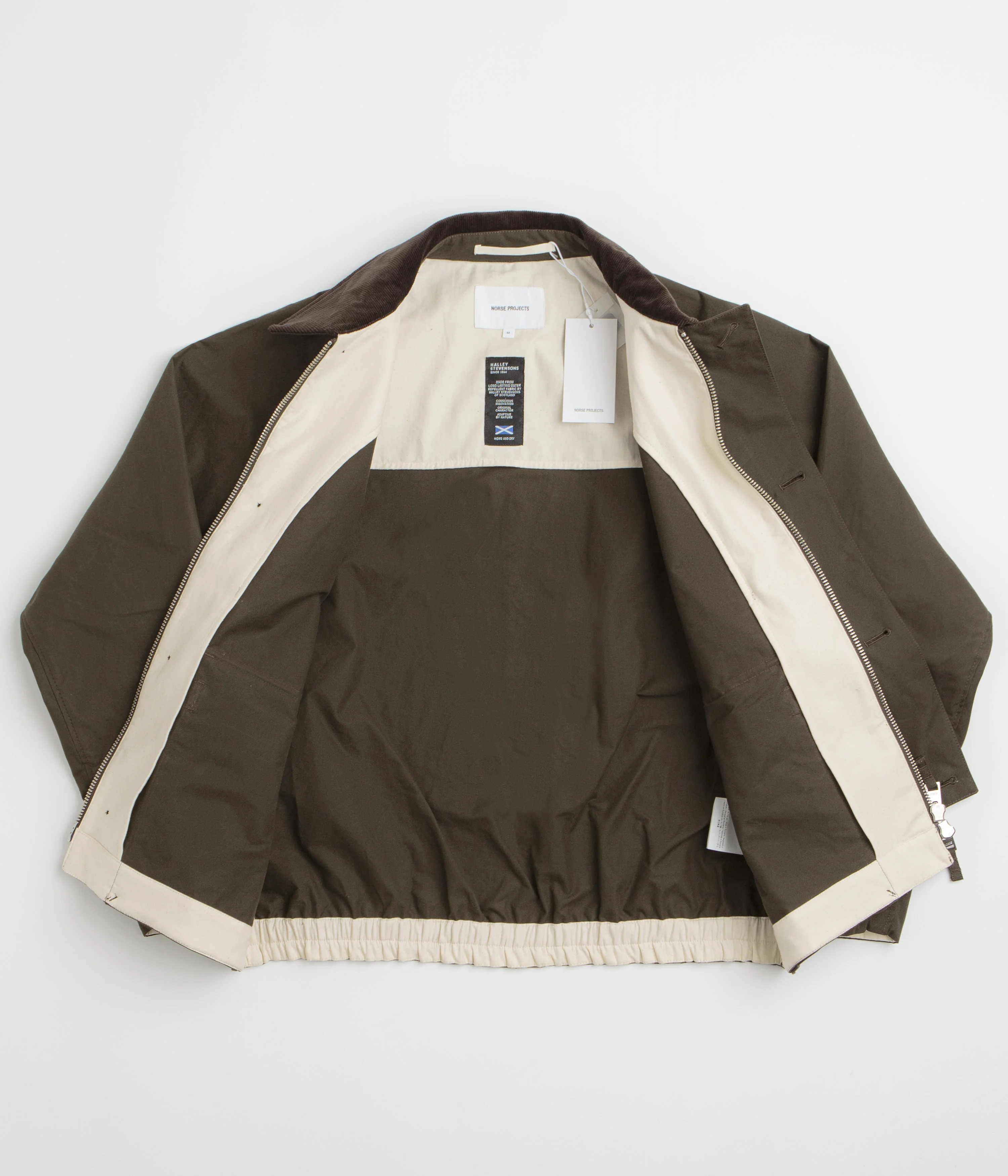 Norse Projects Holmen Wax Light Jacket - Delicioso Brown - Image 2