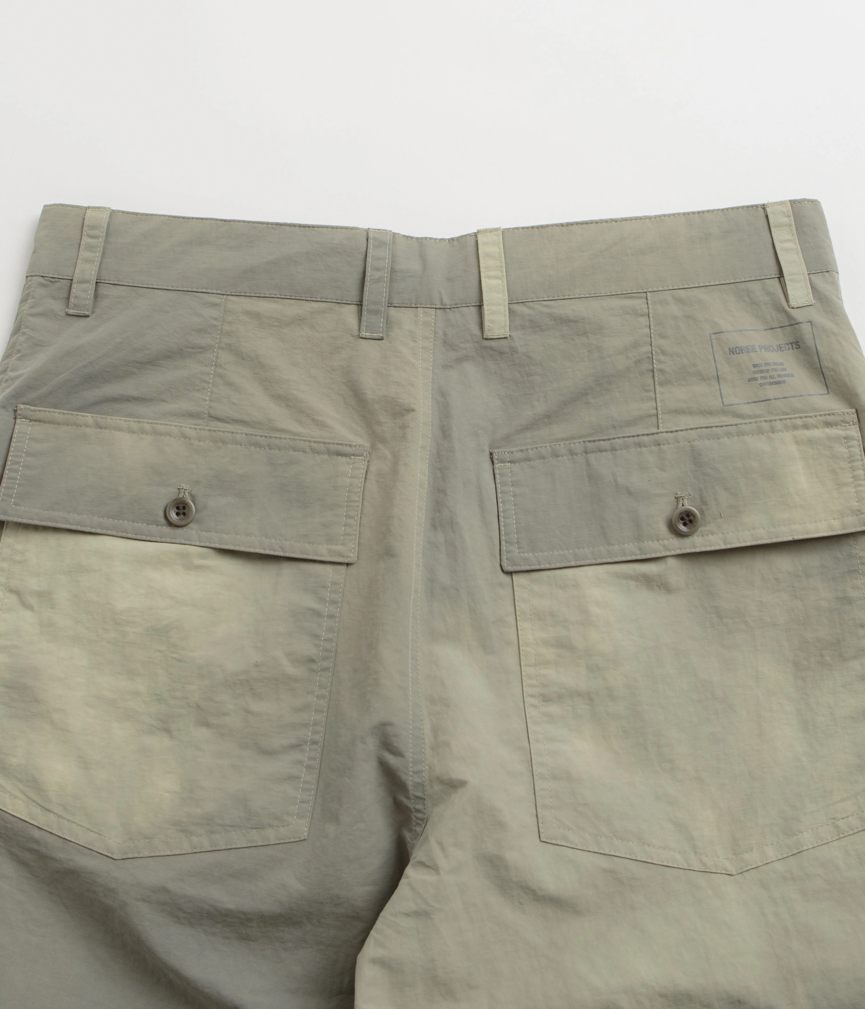 Norse Projects Lukas Relaxed Wave Dye Pants - Clay - Image 6
