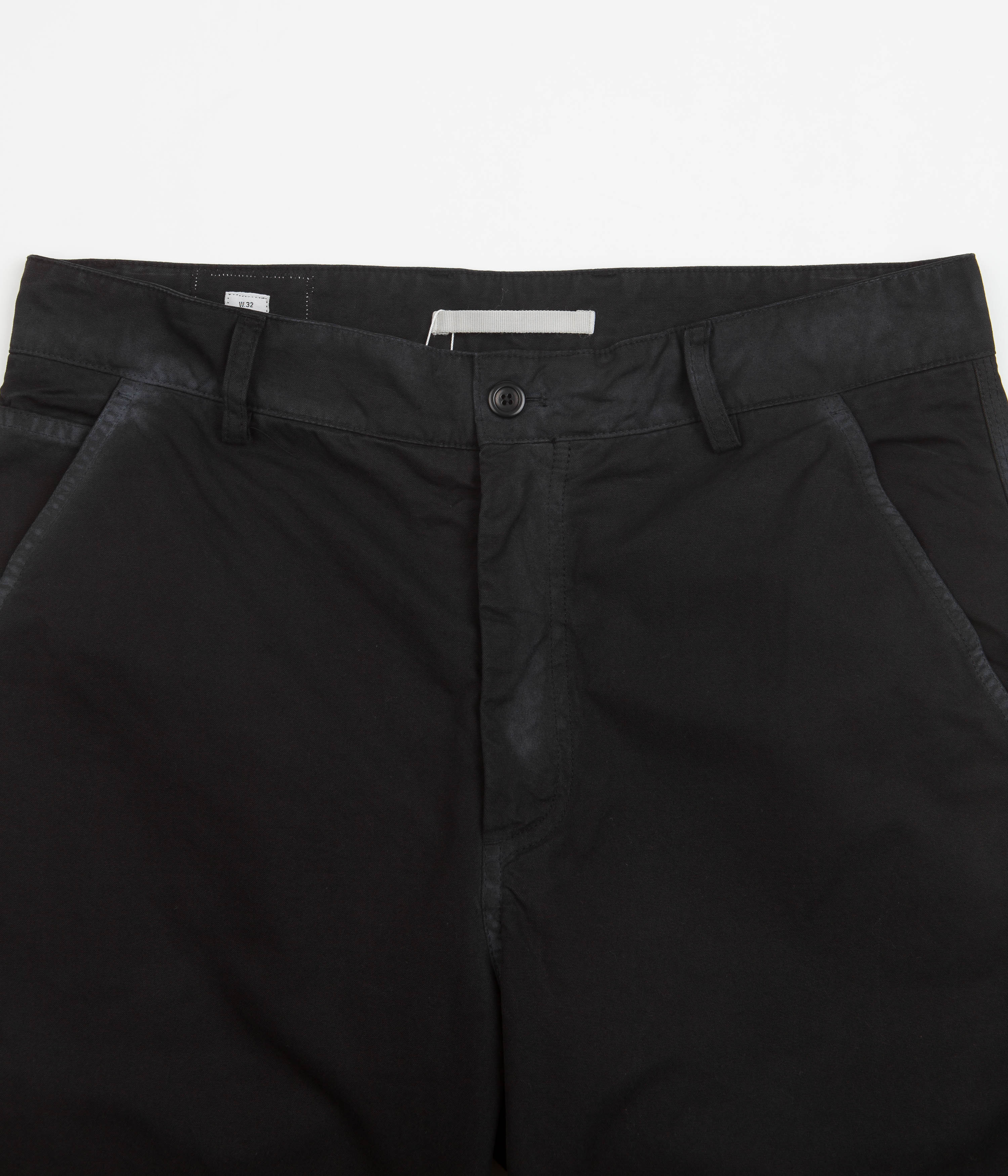 Norse Projects Lukas Tab Series Canvas Pants - Black - Image 4