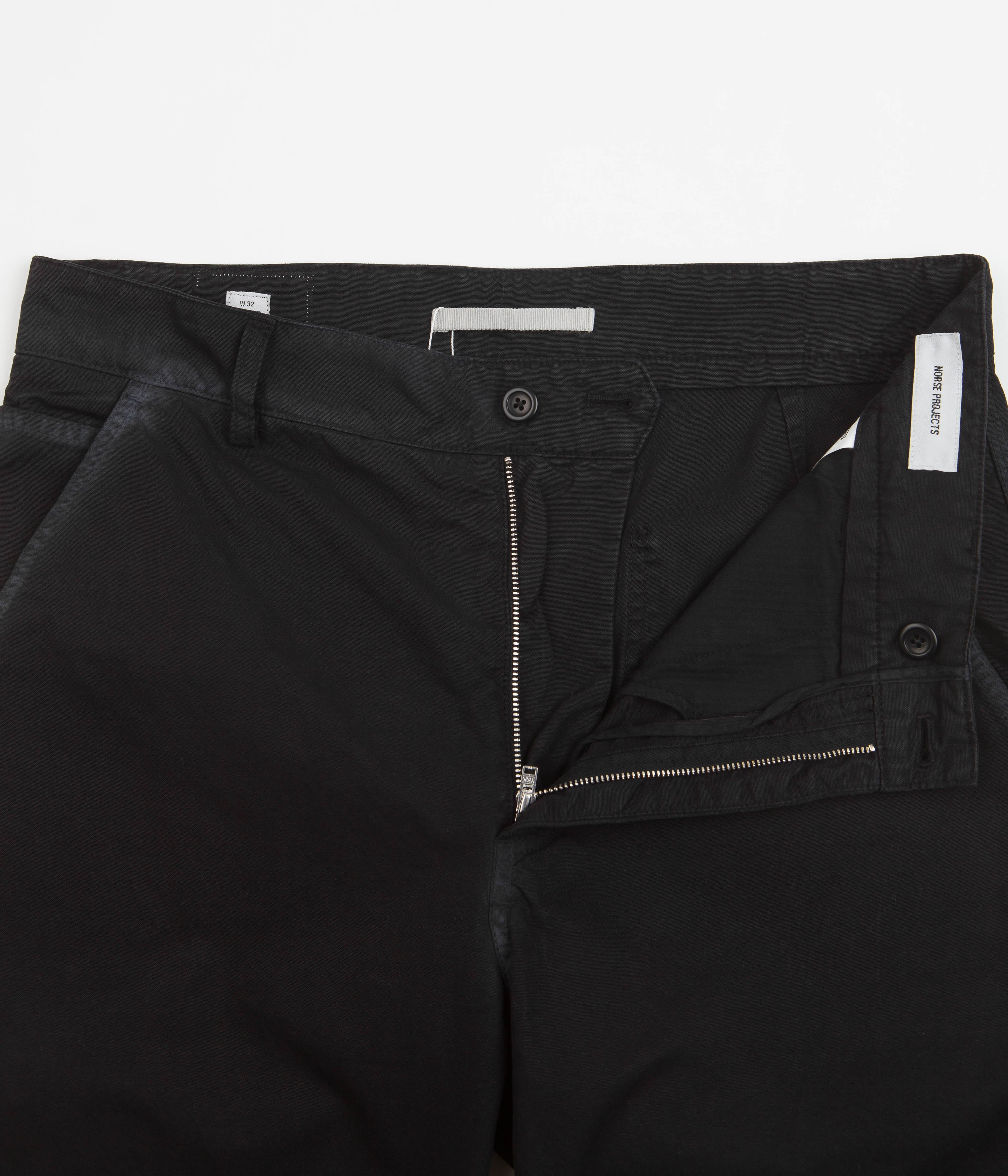 Norse Projects Lukas Tab Series Canvas Pants - Black - Image 5