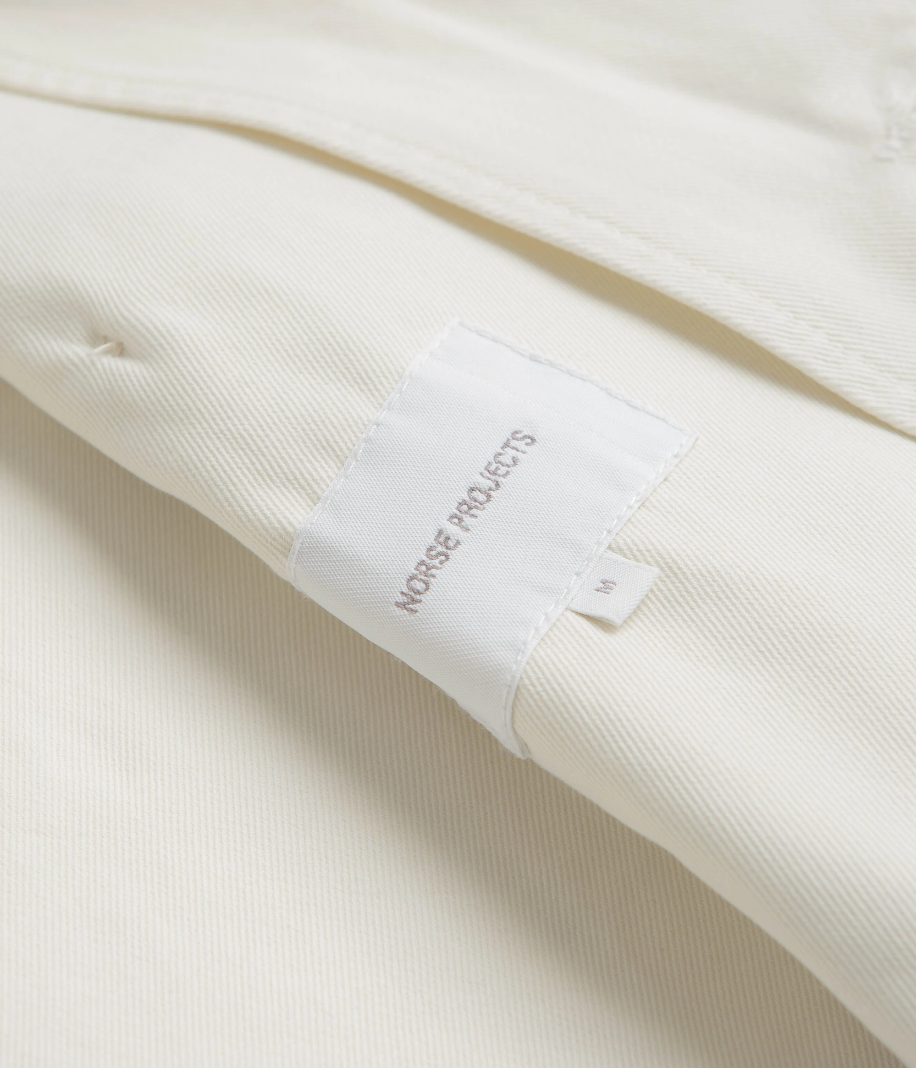 Norse Projects Standard Twill Overshirt - Ecru - Image 6