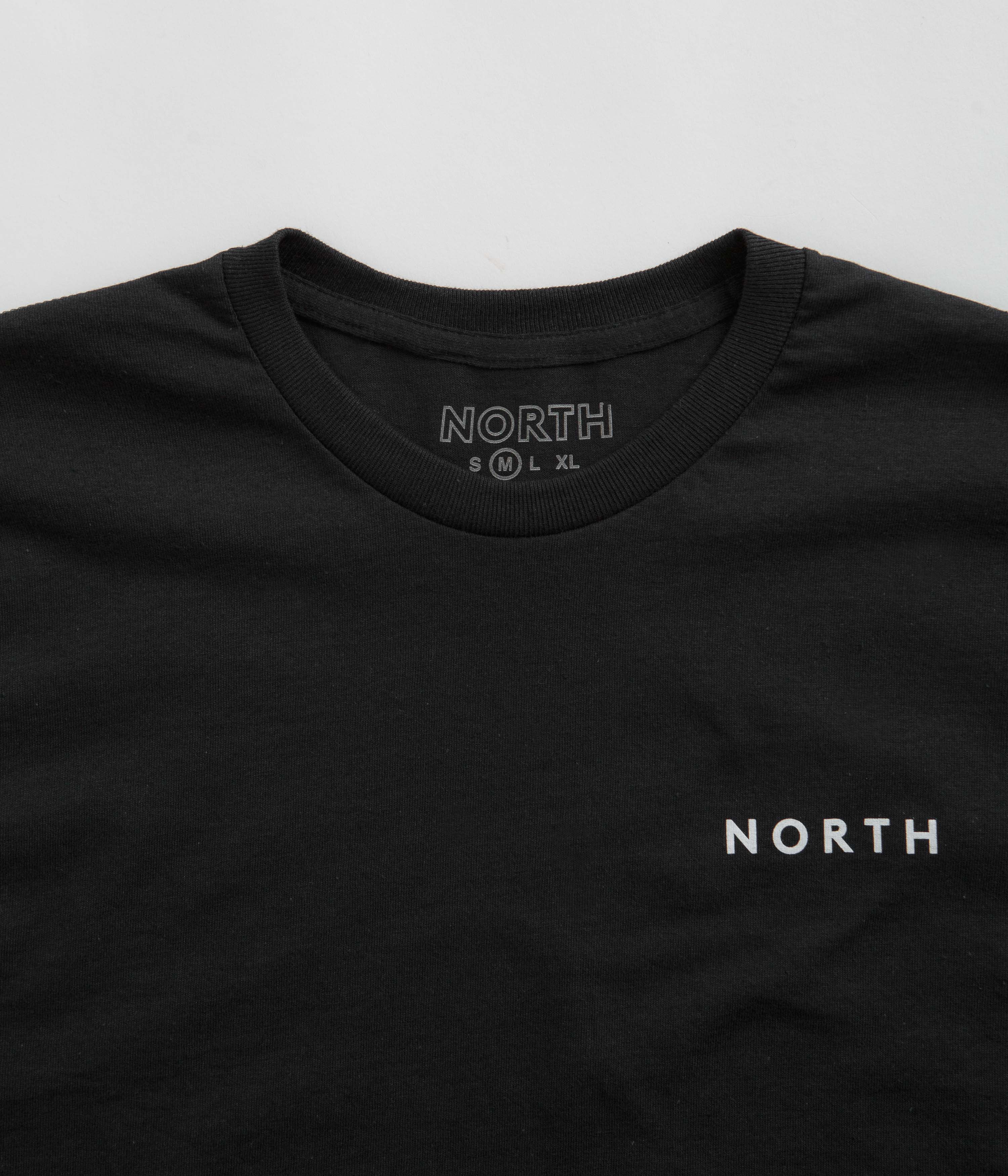 North Film Star Logo T-Shirt - Black / White - Image 4