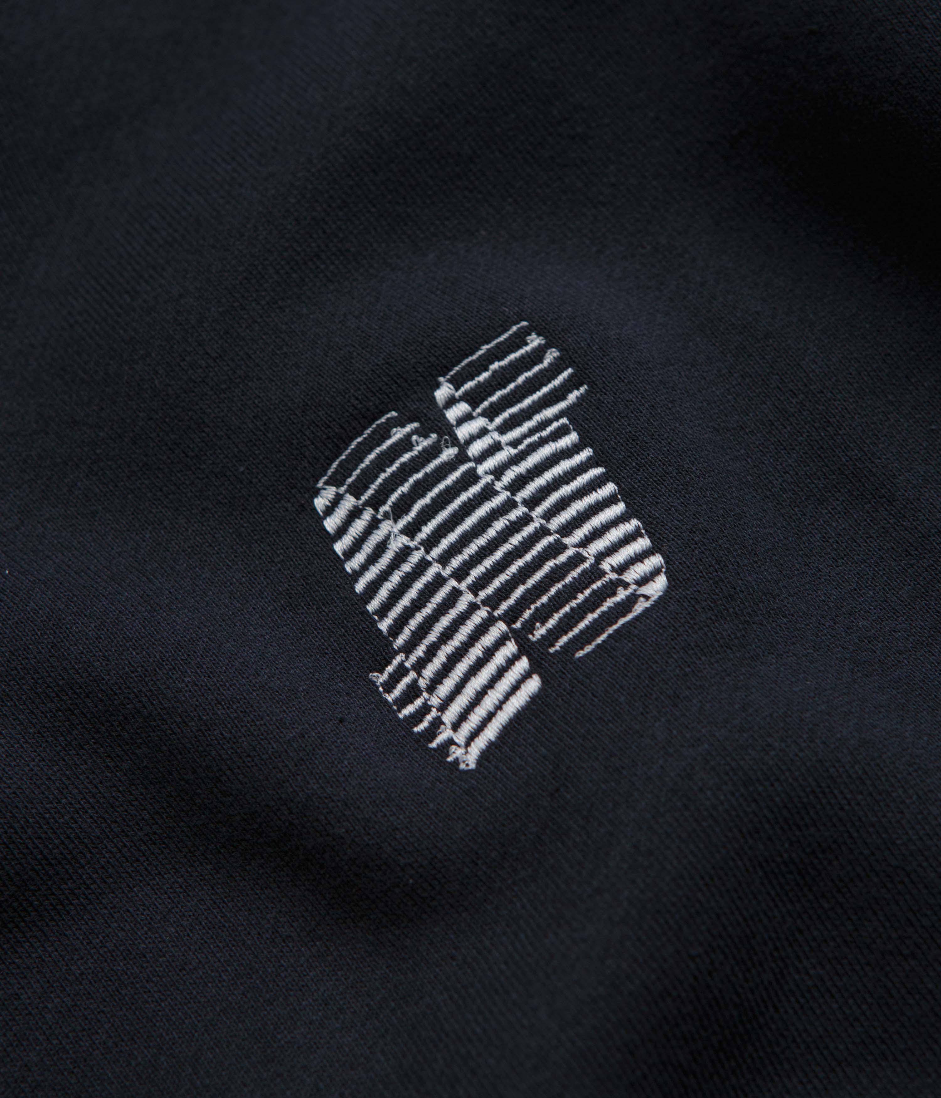 North N Logo Hoodie - Navy / White - Image 3