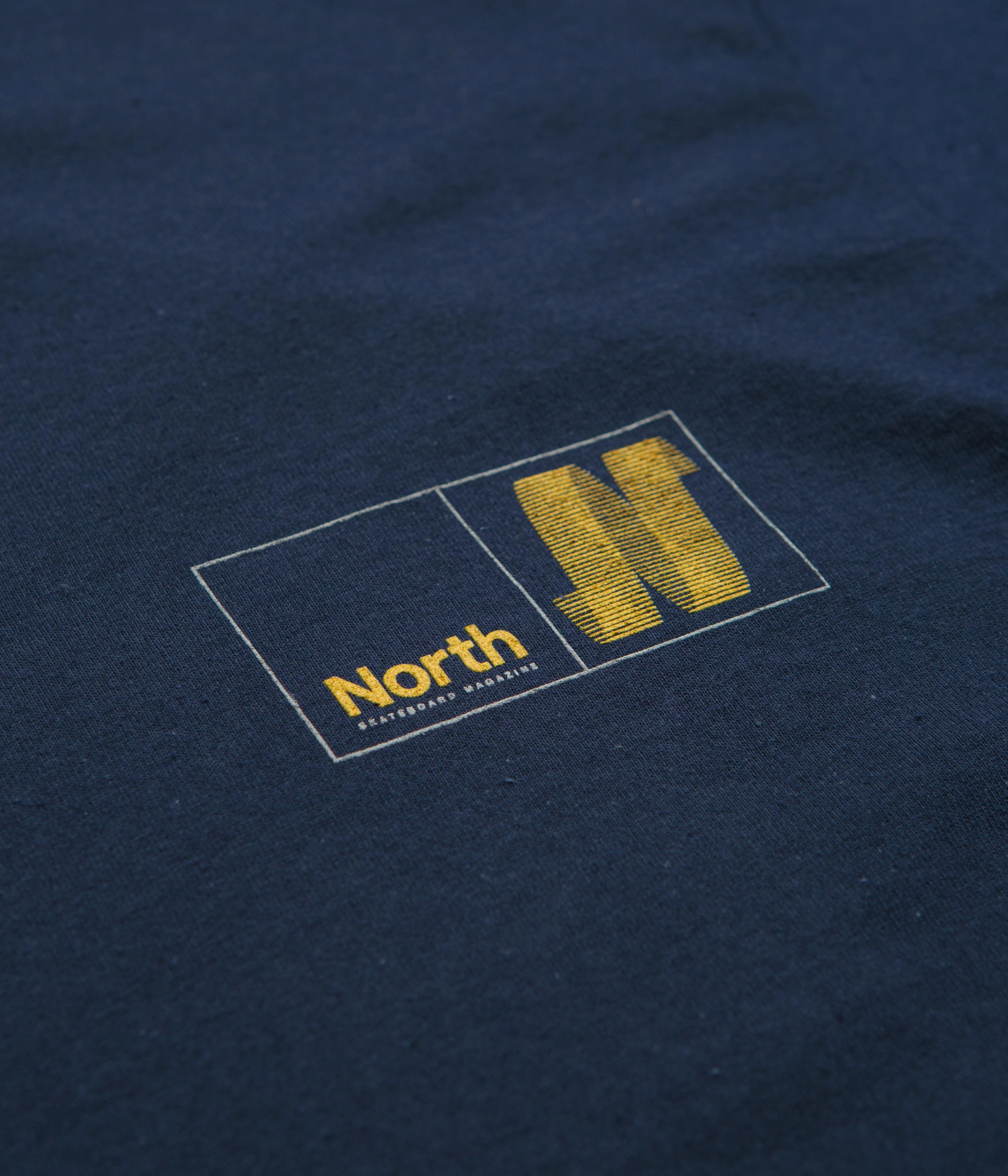 North N Logo T-Shirt - Navy / Amber / Smoke - Image 4