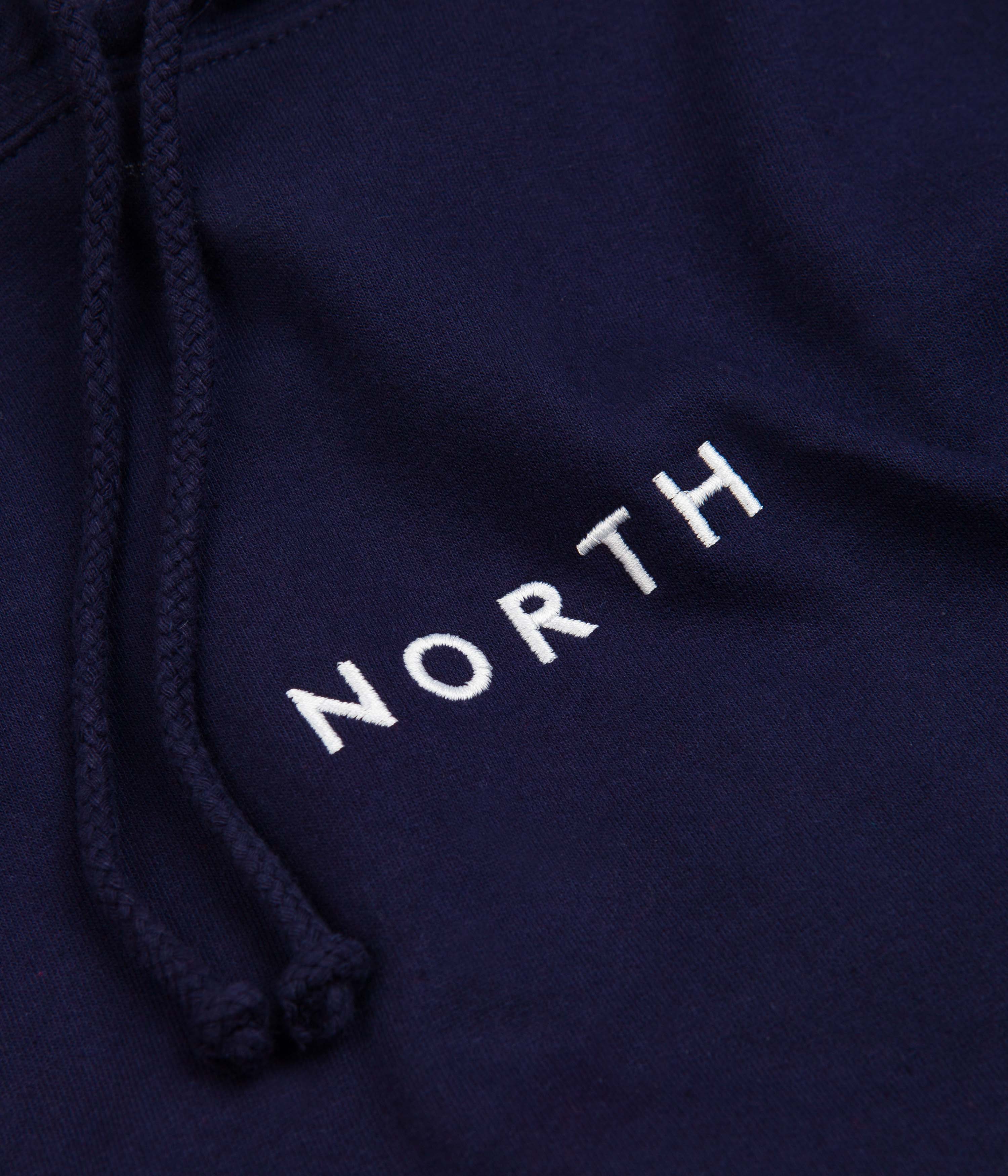 North Film Supplies Supplies Hoodie - Navy / White - Image 4