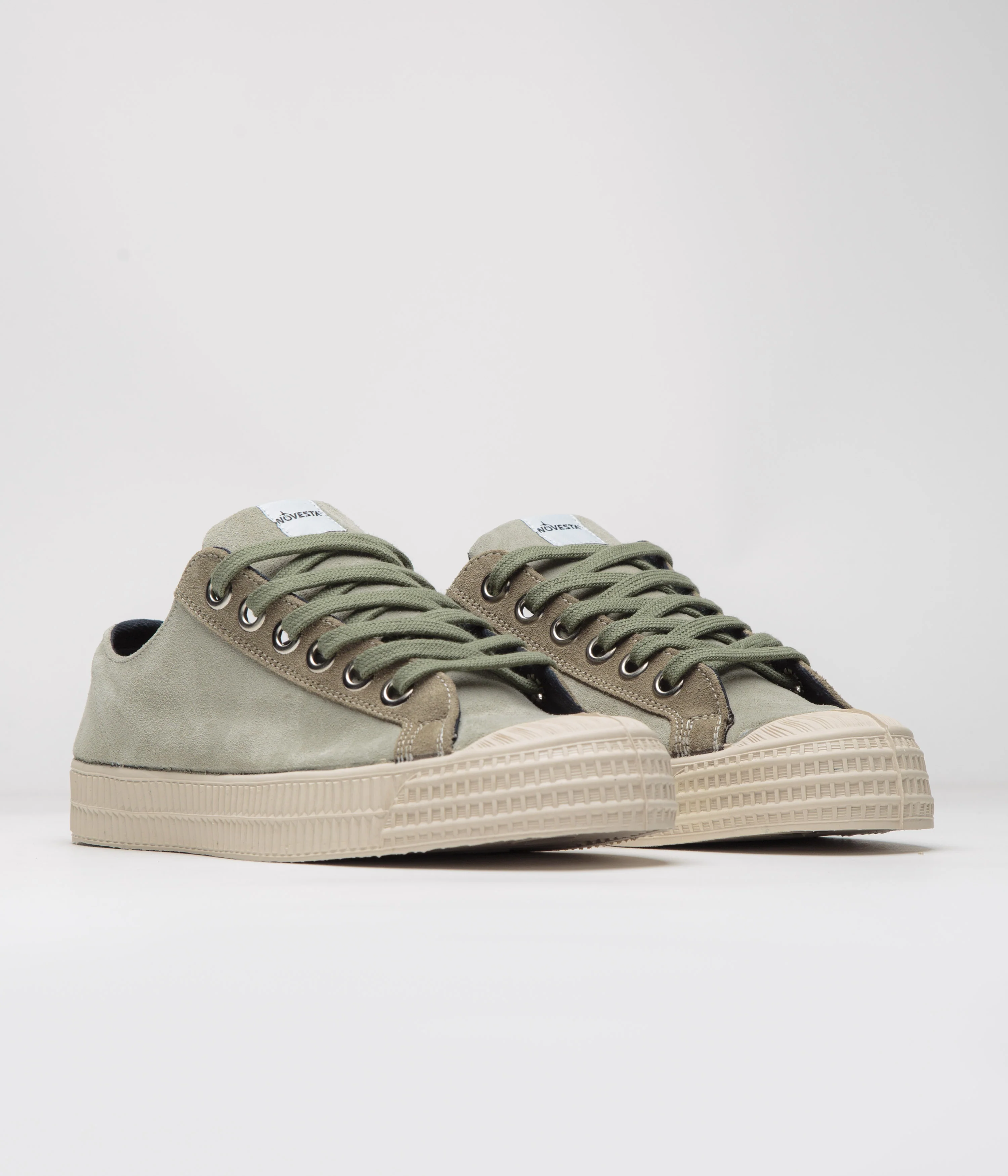 Novesta Star Master Suede Shoes - Olive / Military - Image 2