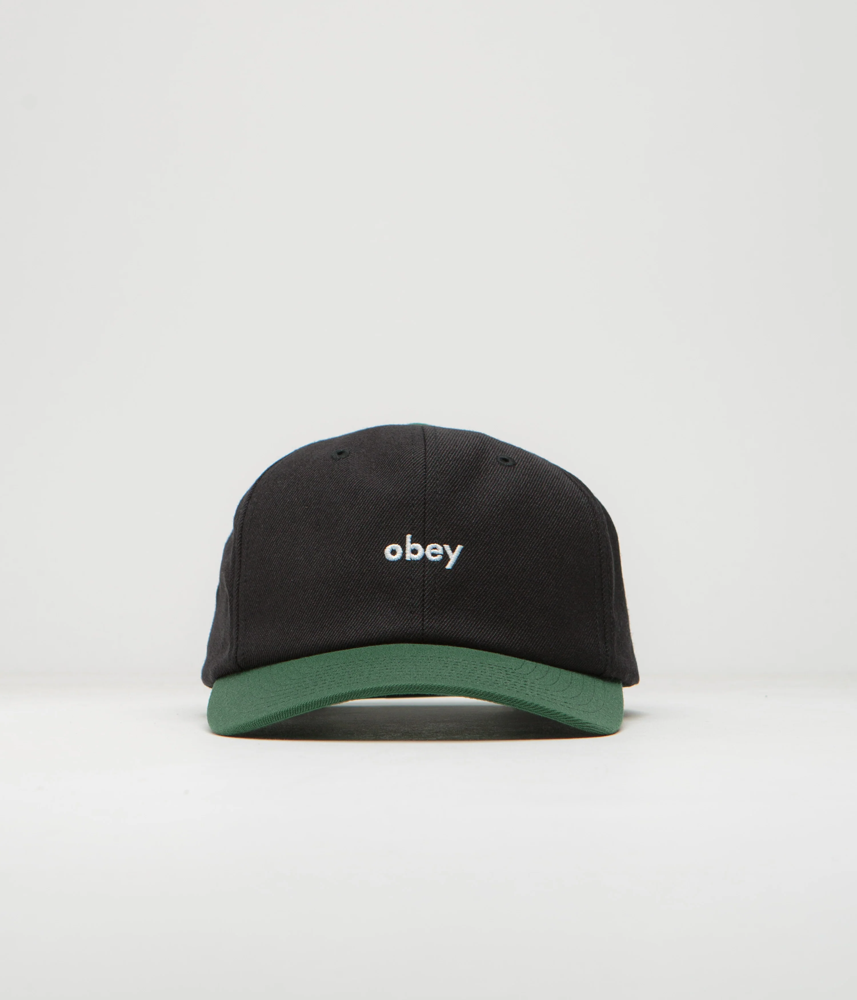 Obey 2 Tone Lowercase Cap - Black Multi - Image 2