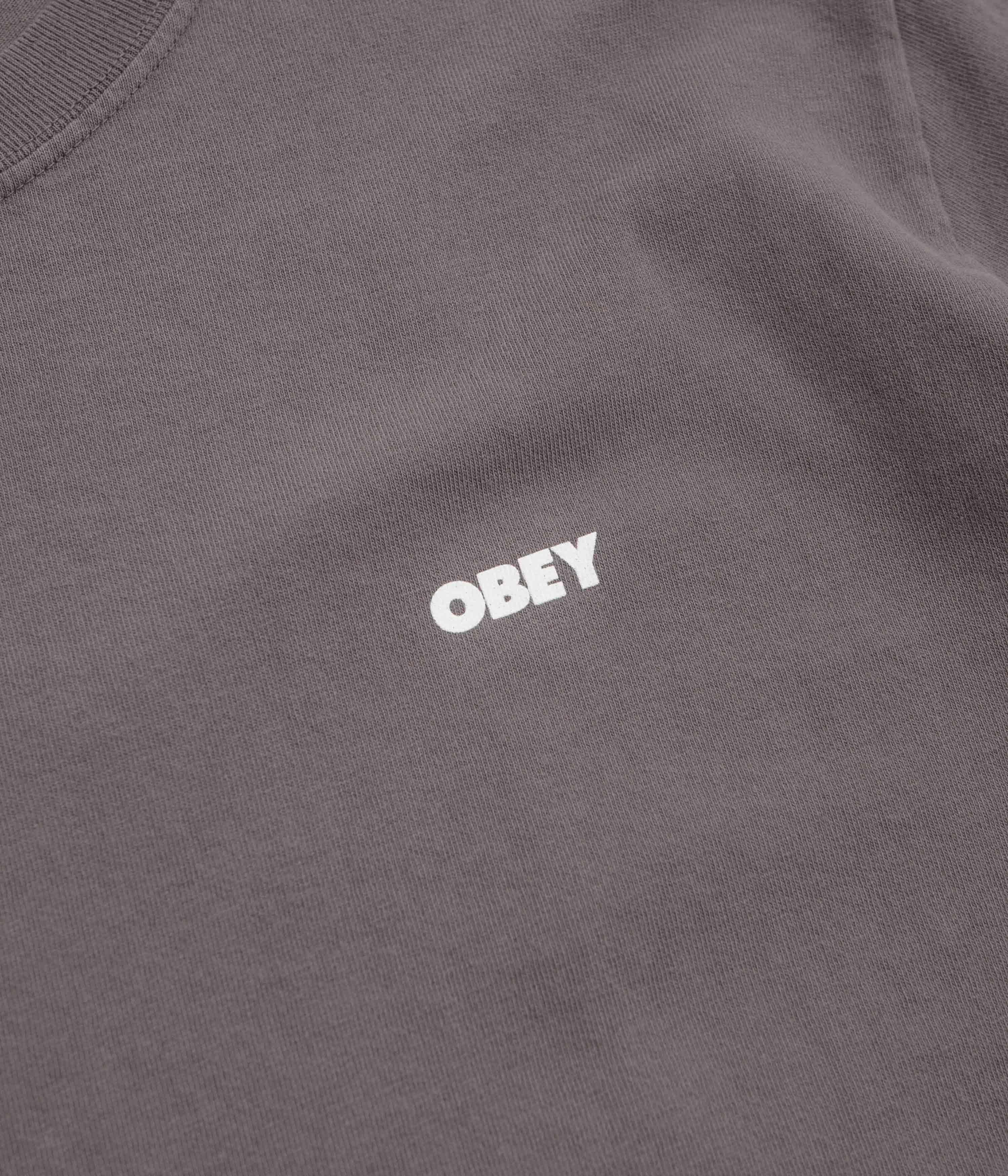 Obey Bold Icon Face T-Shirt - Pigment Dusty Black - Image 3