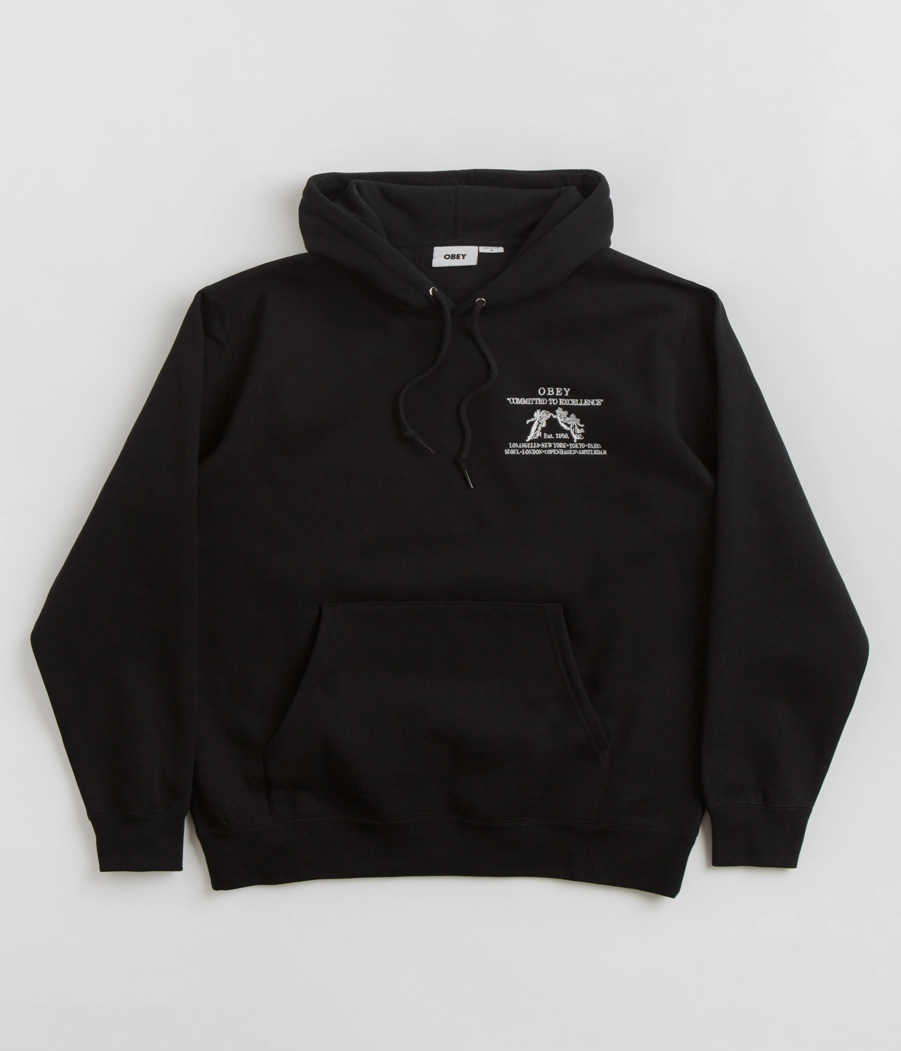 Obey Excellence Hoodie - Black - Image 2