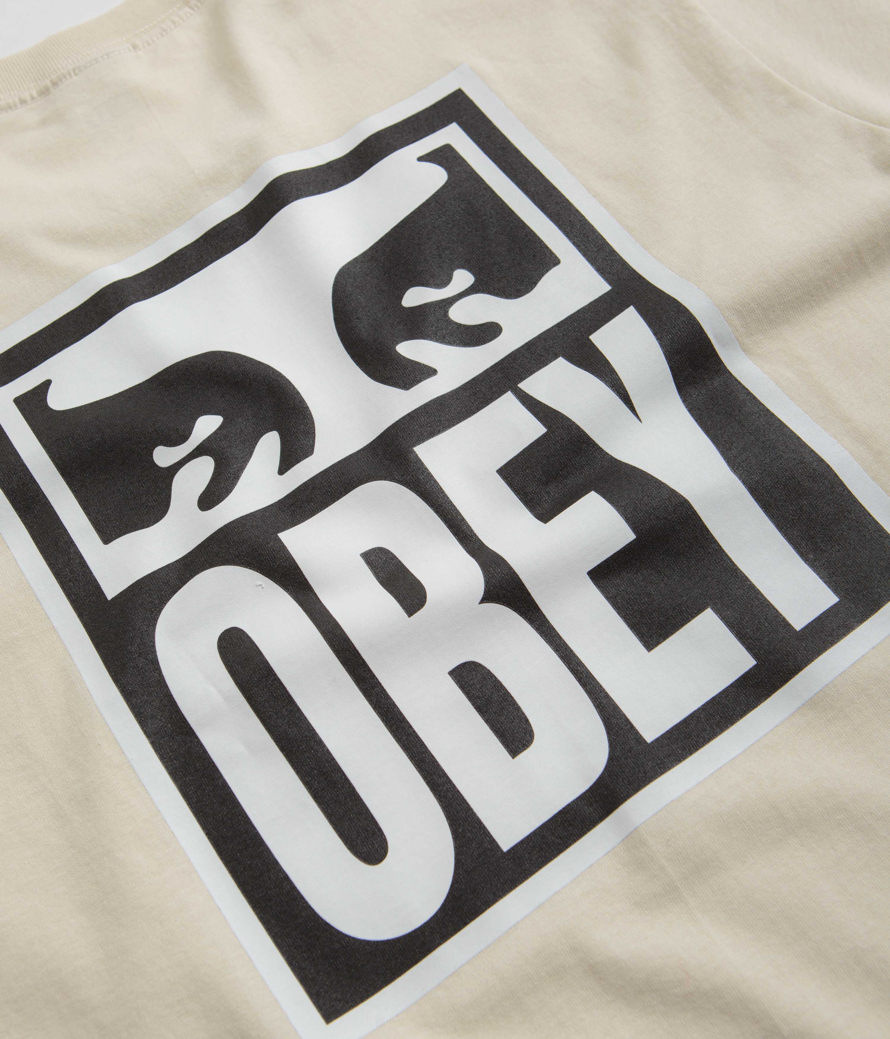 Obey Eyes Icon 2 T-Shirt - Cream - Image 5