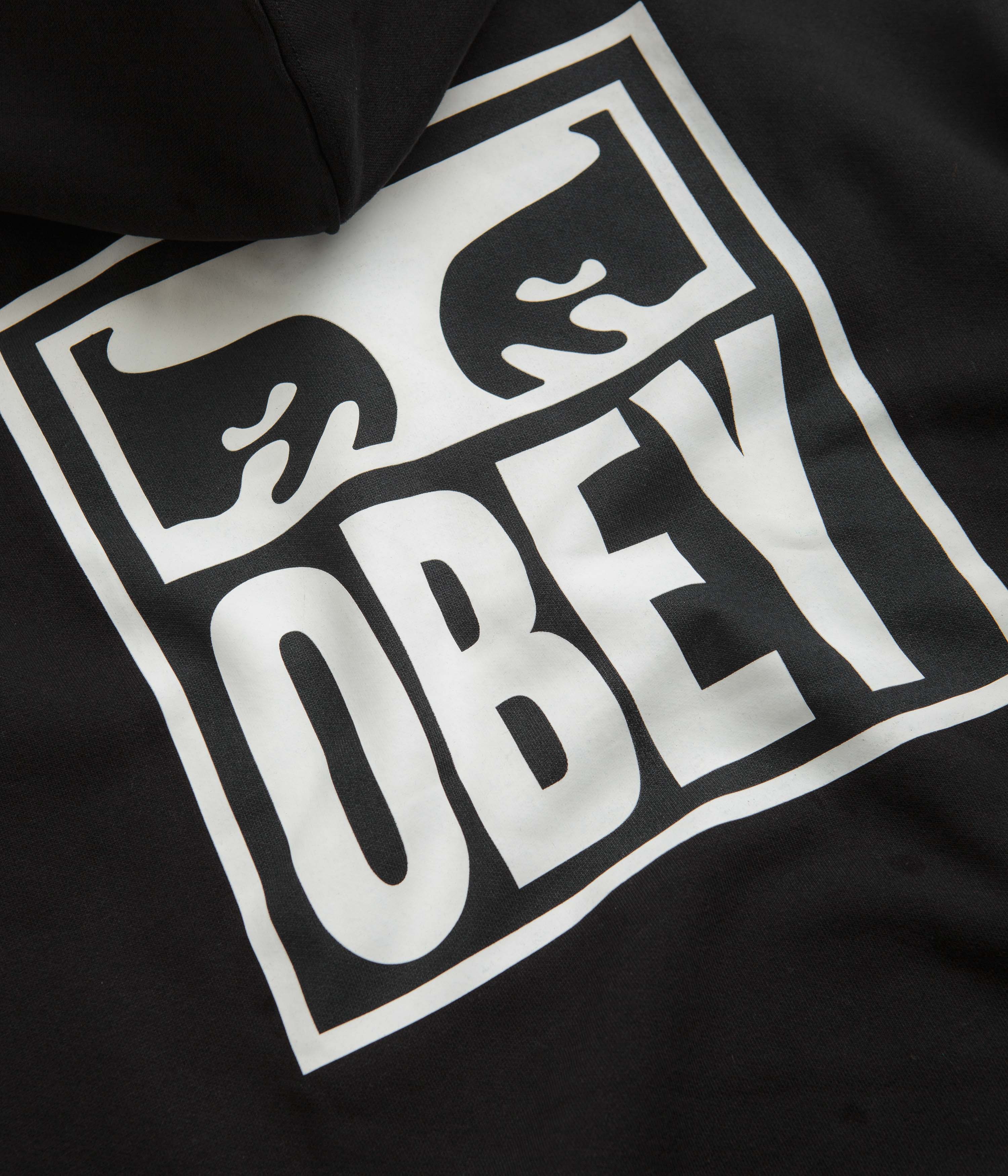 Obey Eyes Icon Hoodie - Black - Image 6