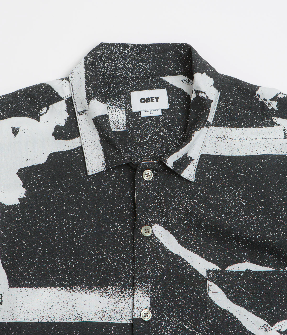 Obey Jacques Short Sleeve Shirt - Black Multi - Image 2