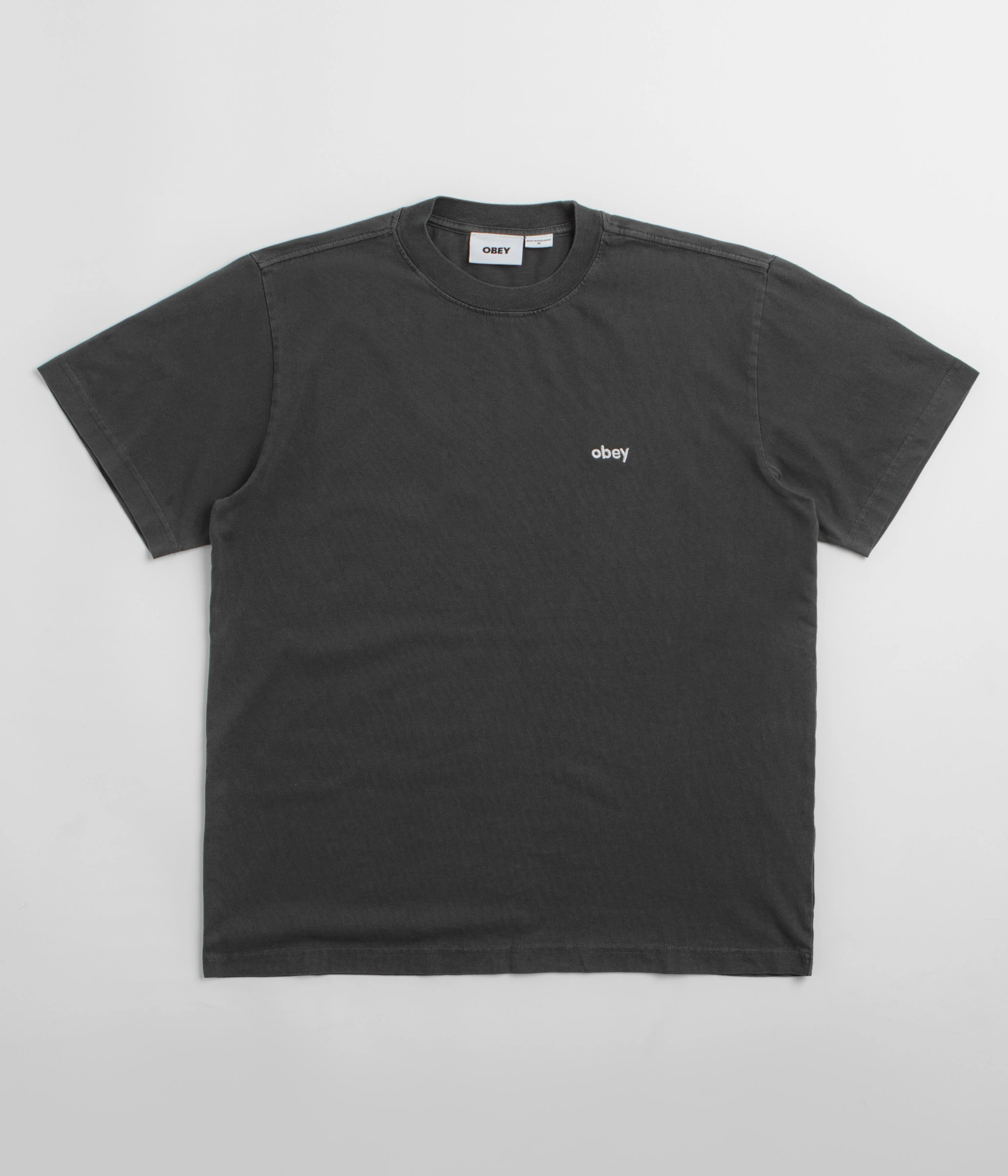 Obey Lowercase T-Shirt - Pigment Pirate Black