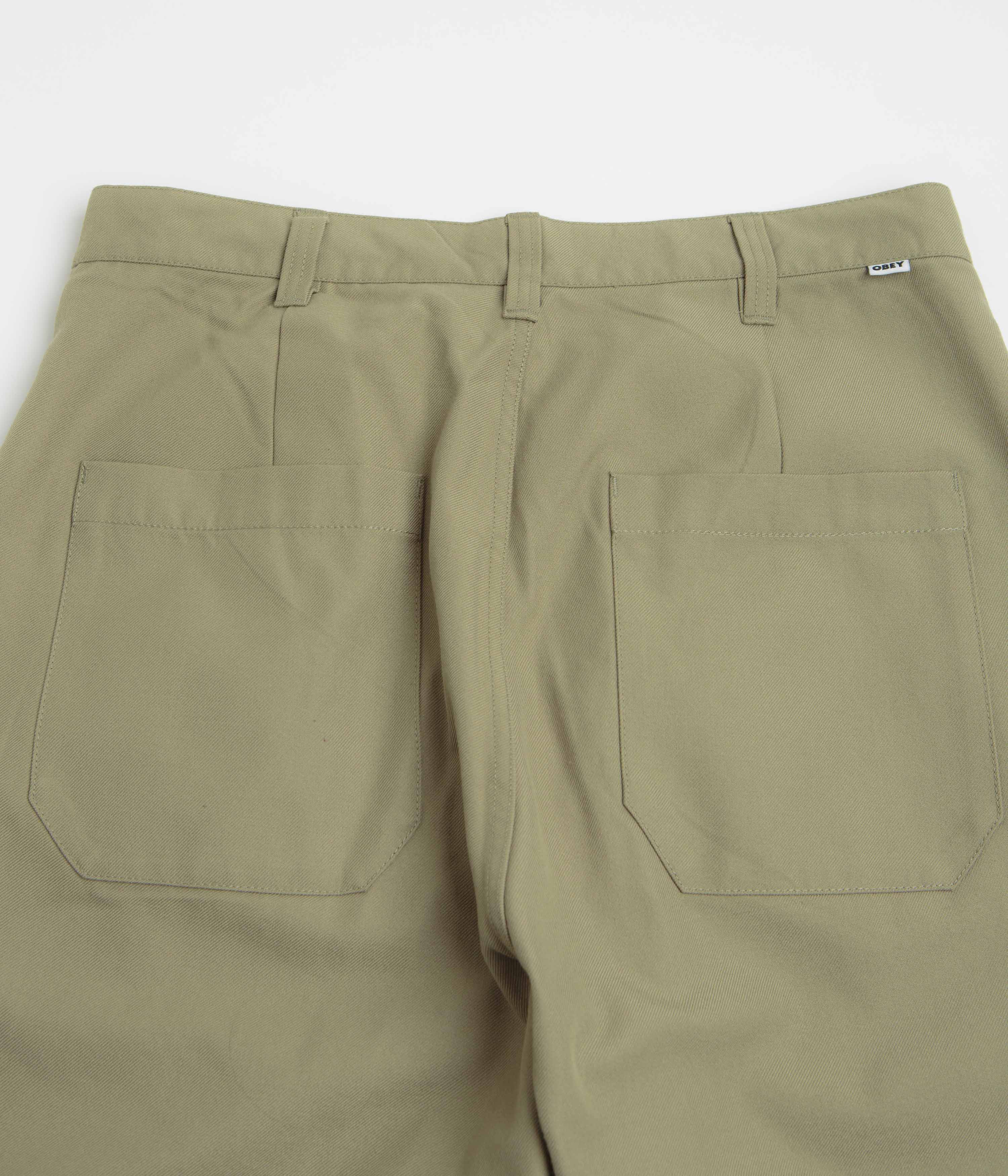 Obey Oliver Pleated Pants - Mermaid - Image 7
