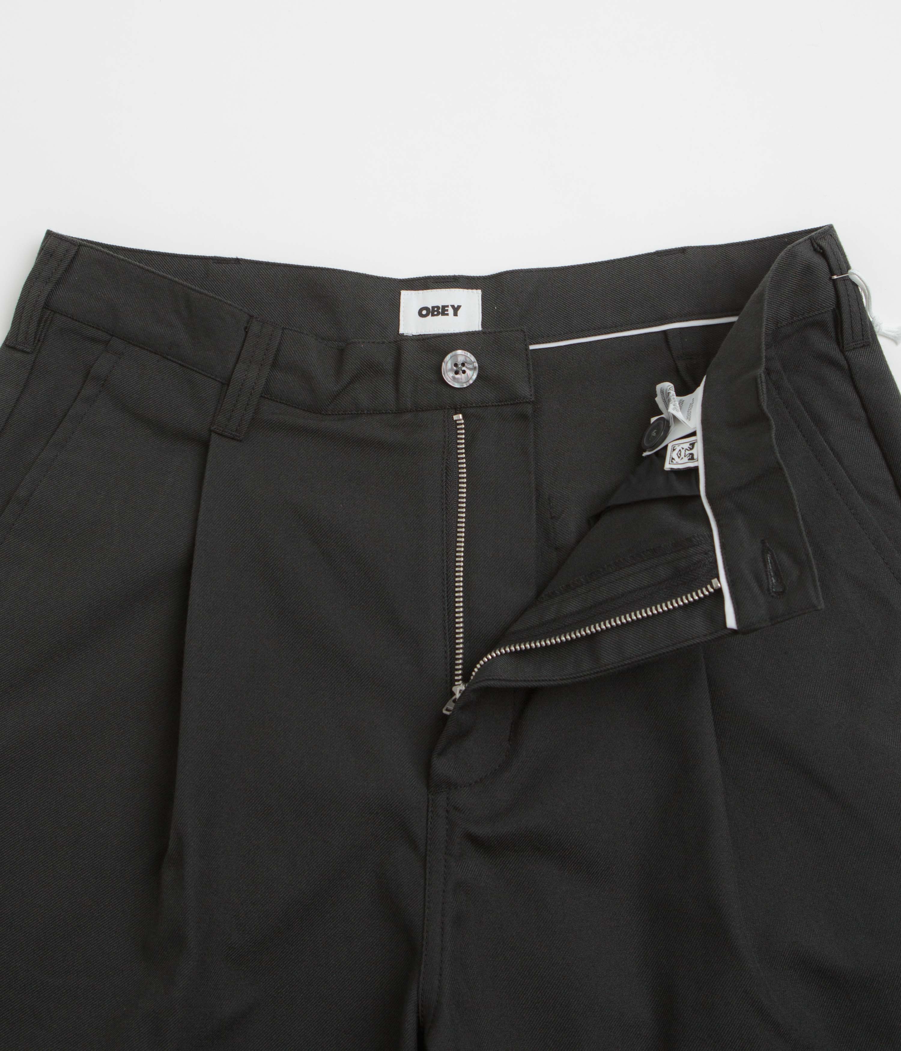 Obey Oliver Shorts - Pirate Black - Image 5