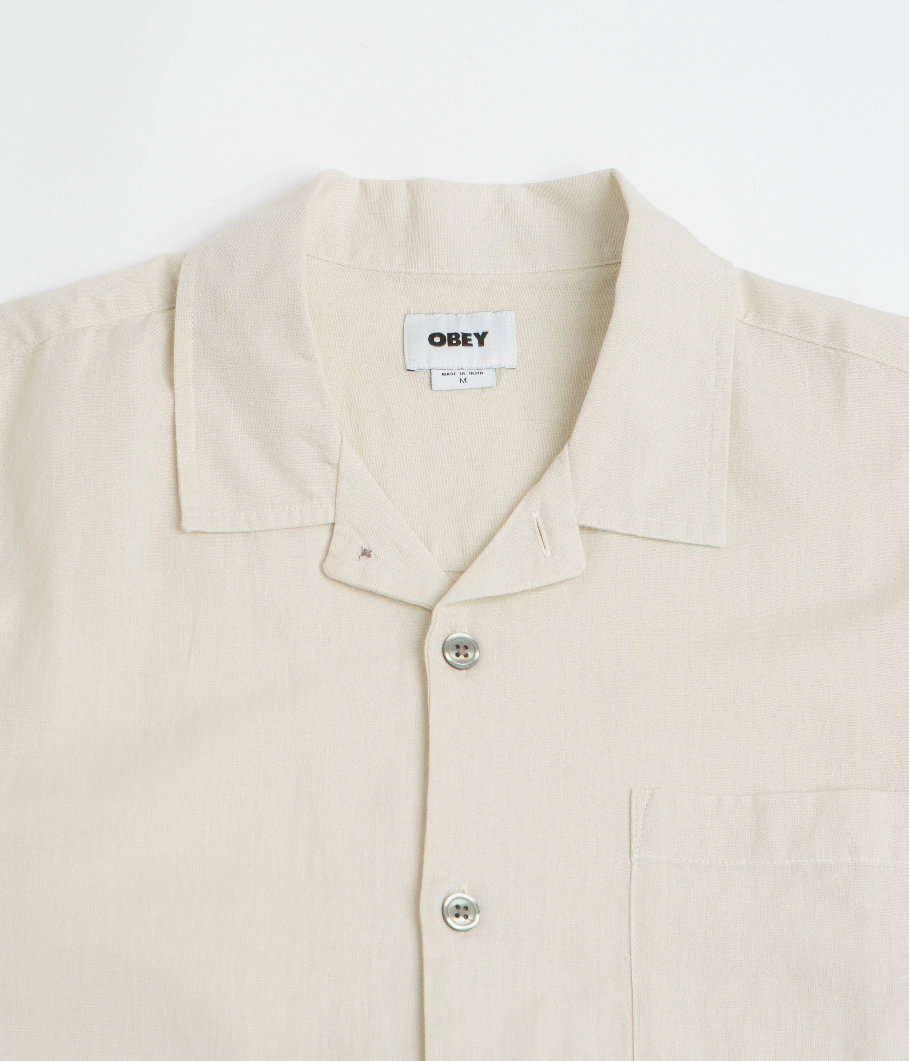 Obey Quentin Short Sleeve Shirt - Birch Multi - Image 2