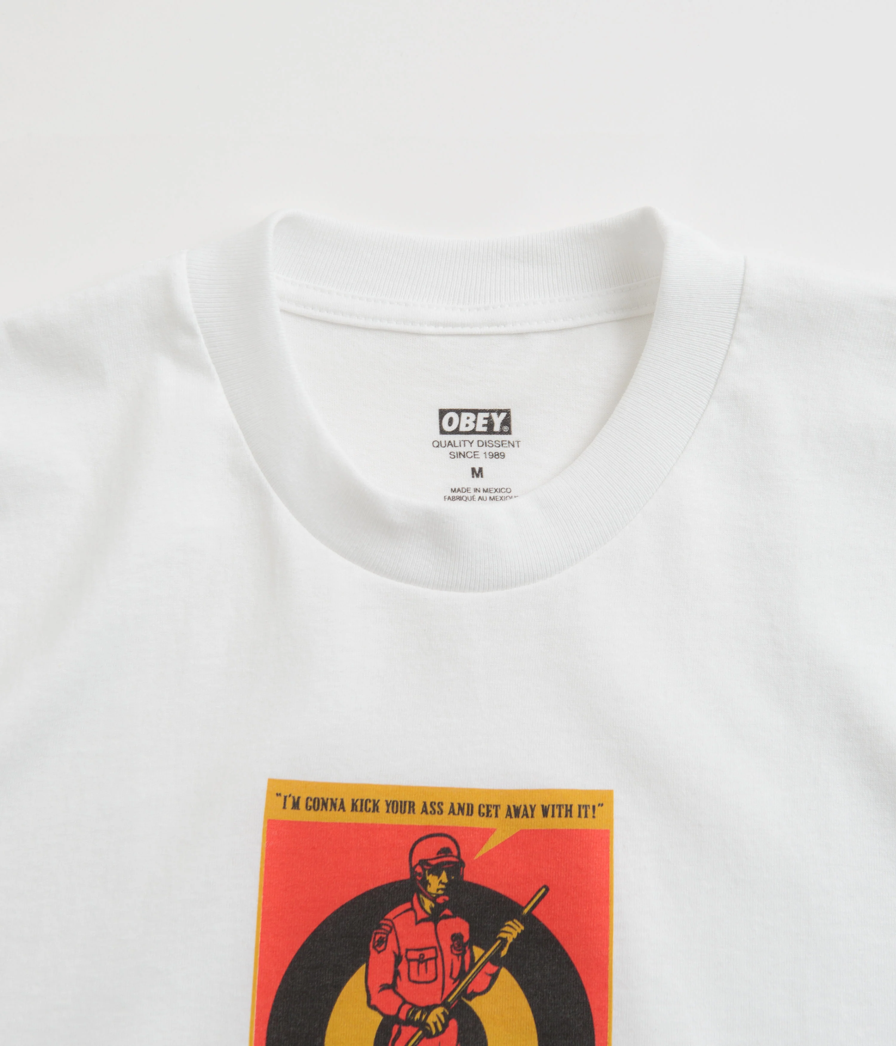 Obey Riot Cop T-Shirt - White - Image 2