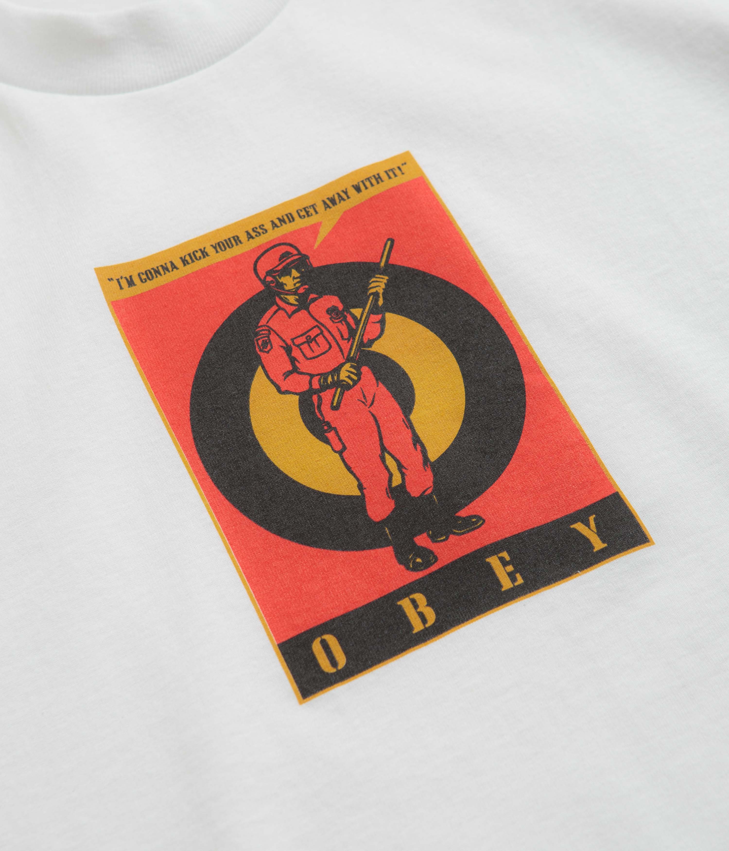 Obey Riot Cop T-Shirt - White - Image 3