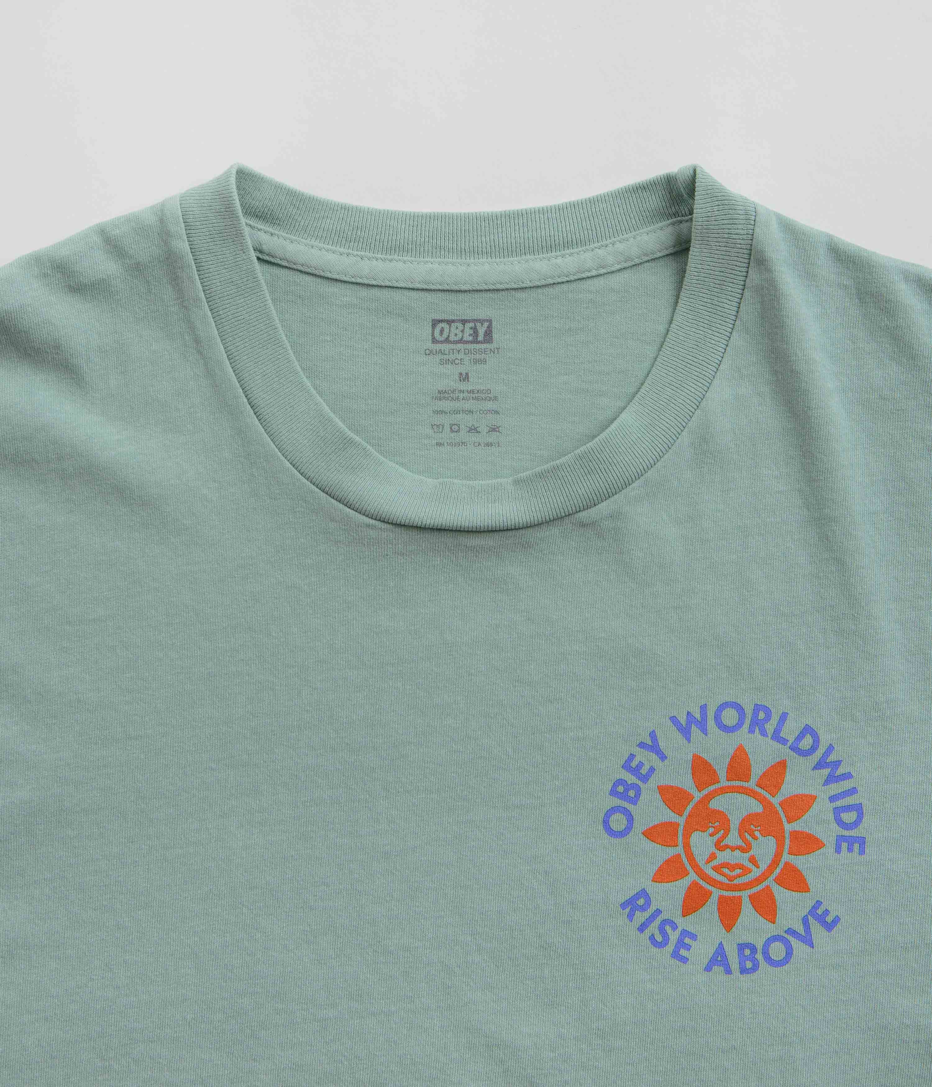 Obey Rise Above T-Shirt - Surf Spray - Image 4