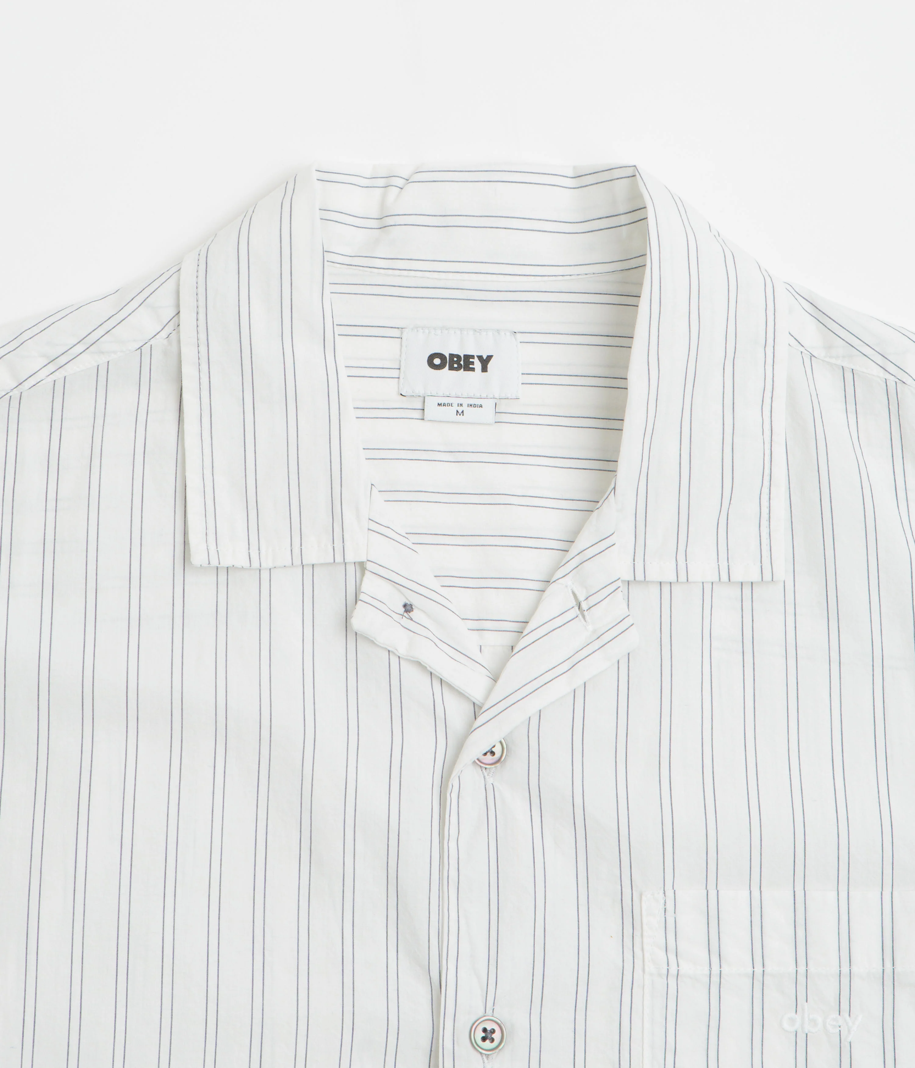 Obey Rizzo Short Sleeve Shirt - White Multi - Image 2