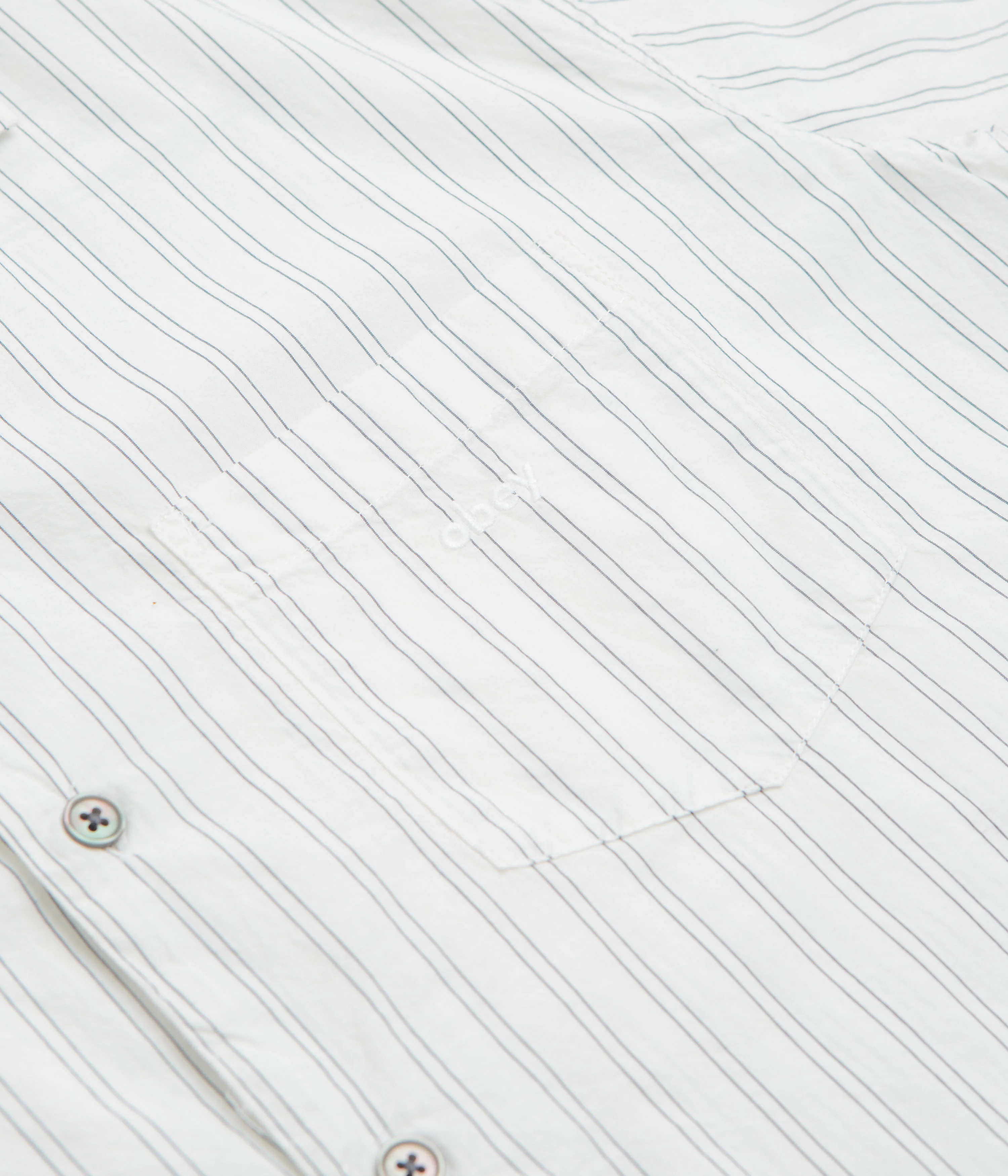 Obey Rizzo Short Sleeve Shirt - White Multi - Image 3