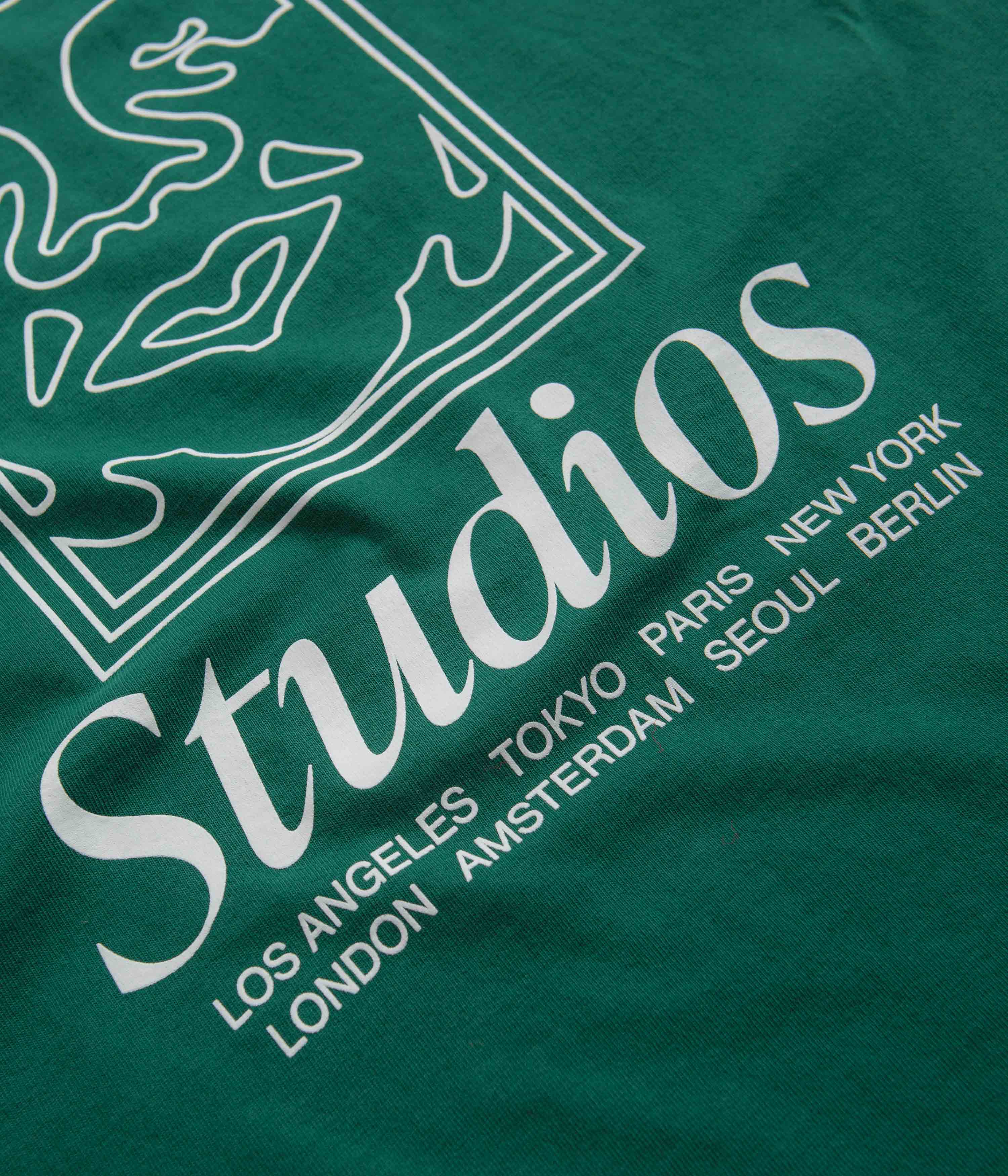 Obey Studios Icon T-Shirt - Adventure Green - Image 5